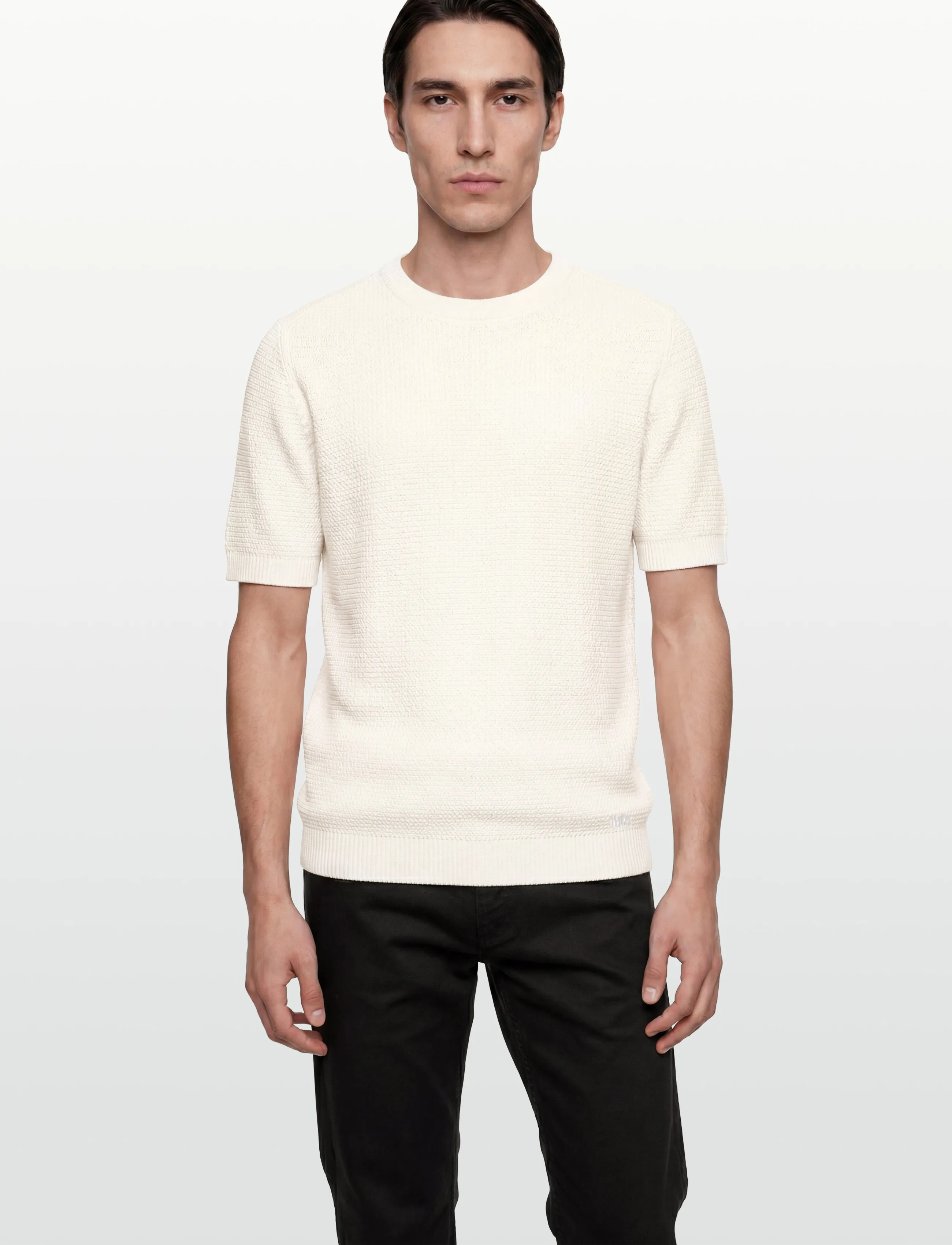 HUGO - Saffon - strickmode - natural - 3