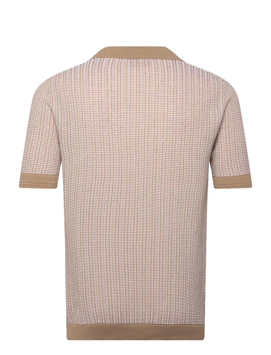 HUGO - Seeroy - knitted polos - medium beige - 2