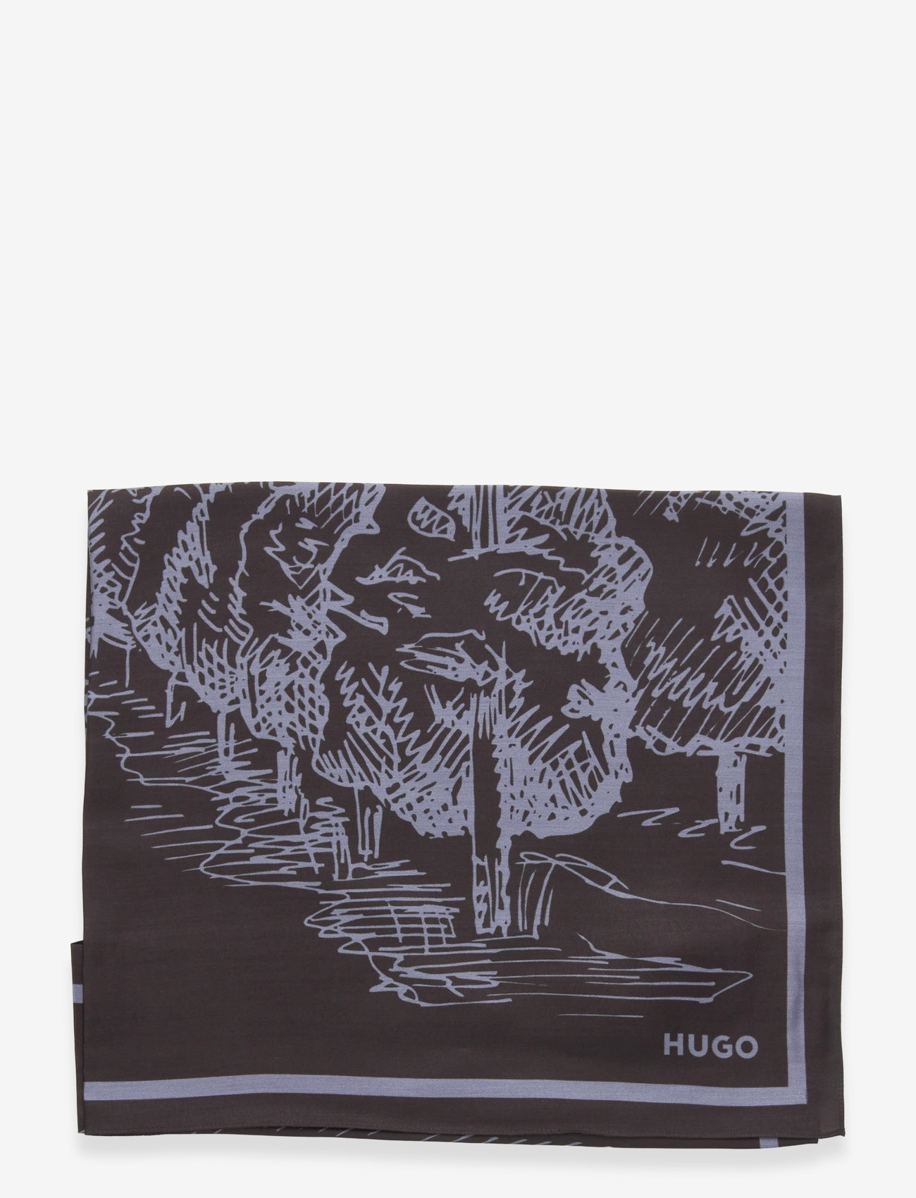 HUGO - Bandana cm 60x60 - sjalar - open blue - 1