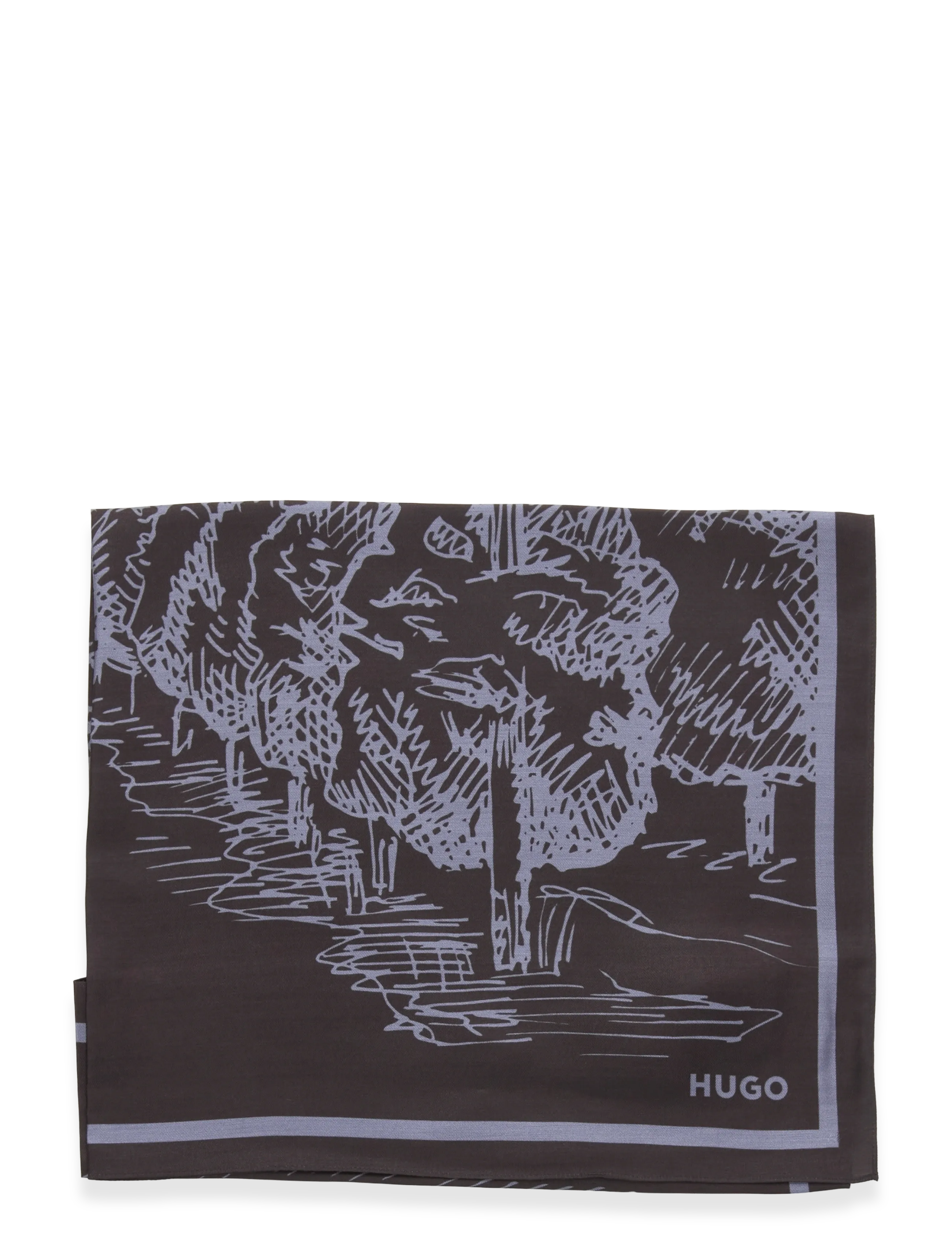 HUGO - Bandana cm 60x60 - sjalar - open blue - 1