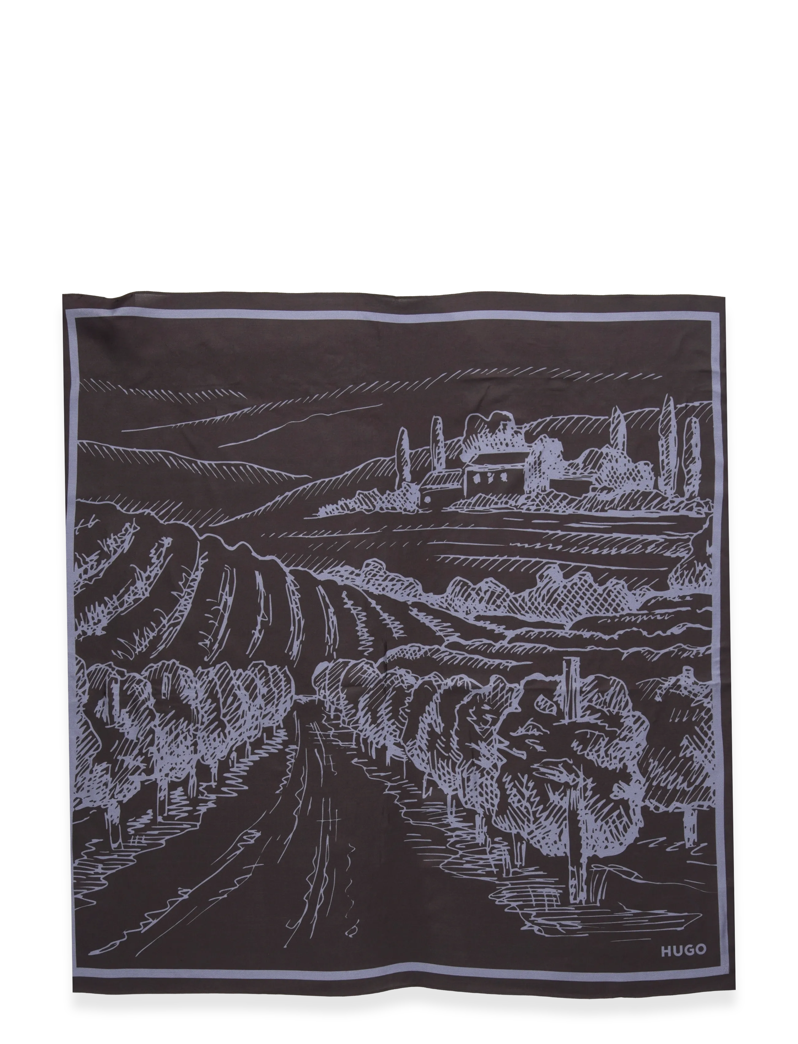 HUGO - Bandana cm 60x60 - sjalar - open blue - 2