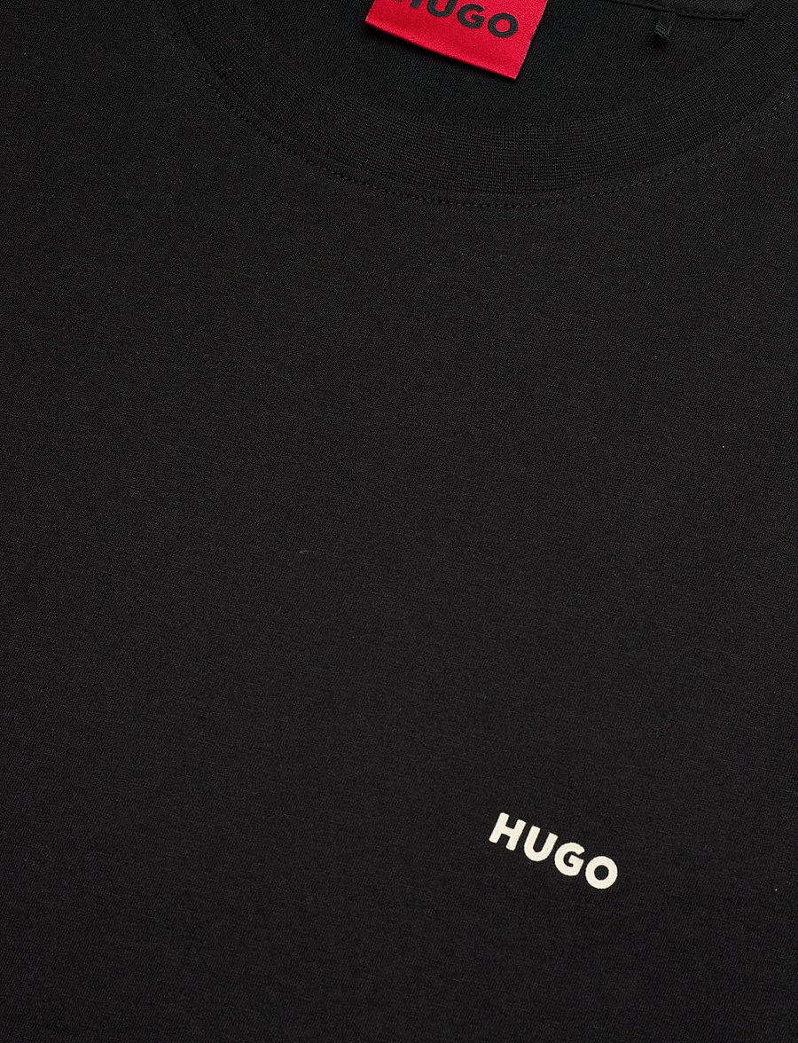 HUGO - Derlyns - lühikeste varrukatega t-särgid - black - 5