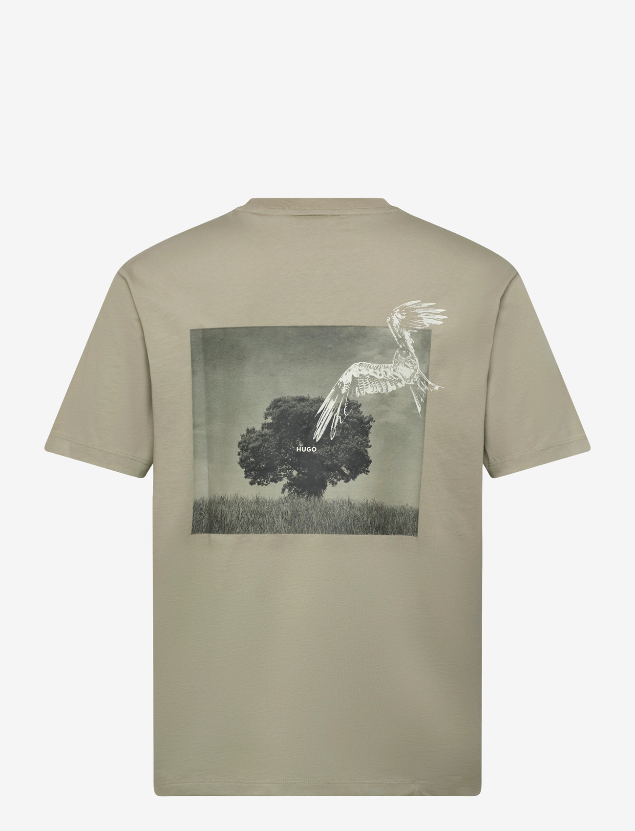 HUGO - Derlyns - short-sleeved t-shirts - light/pastel green - 1