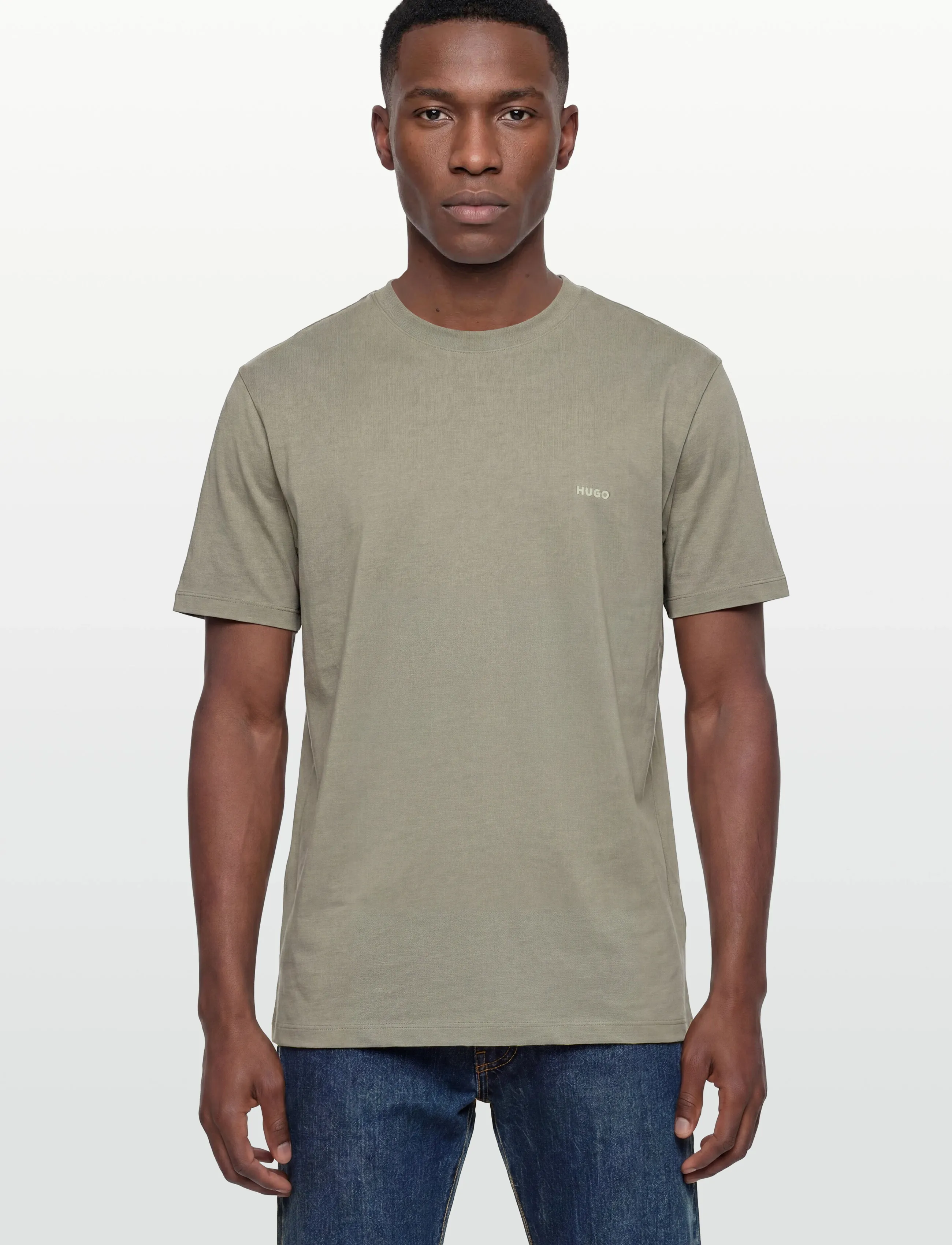 Cotton-jersey T-shirt with rear graphic 6