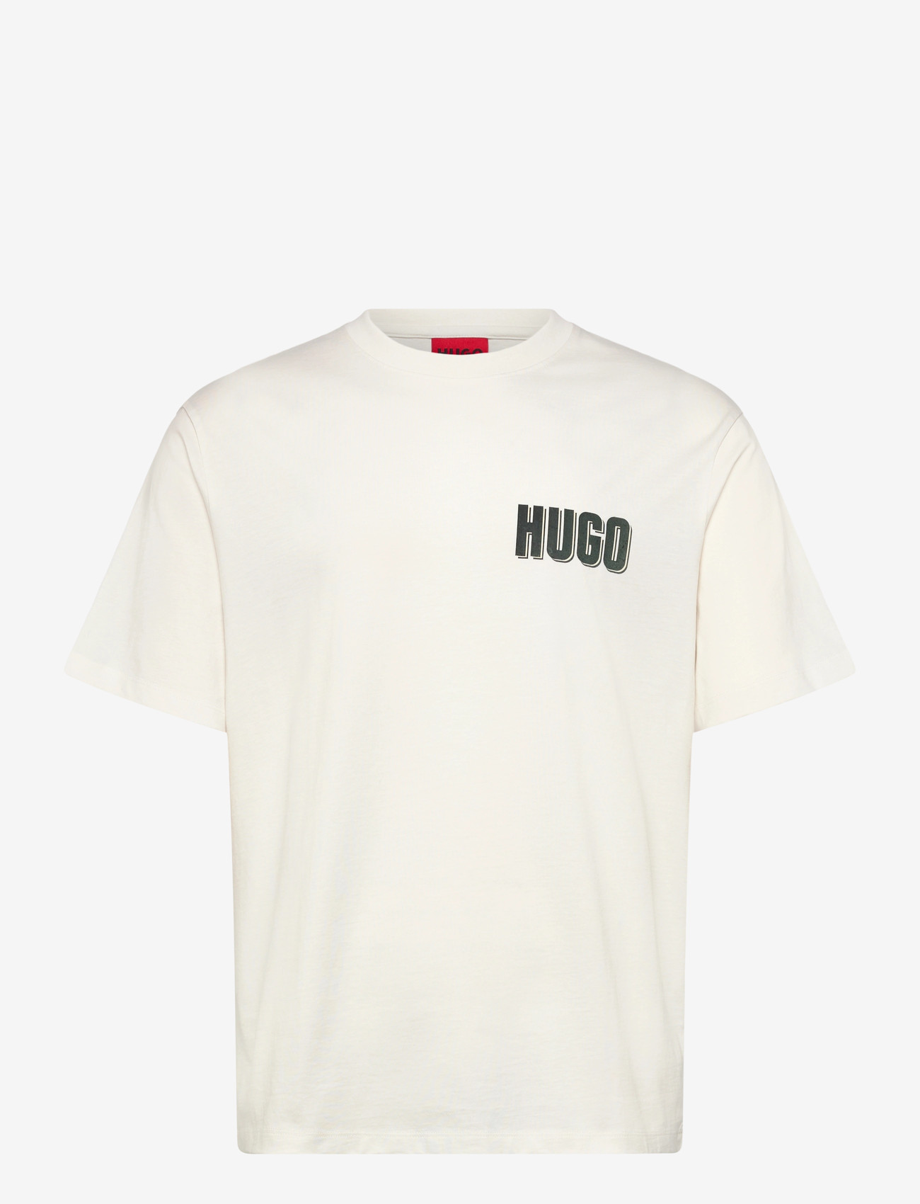 HUGO - Derlyns - short-sleeved t-shirts - natural - 0