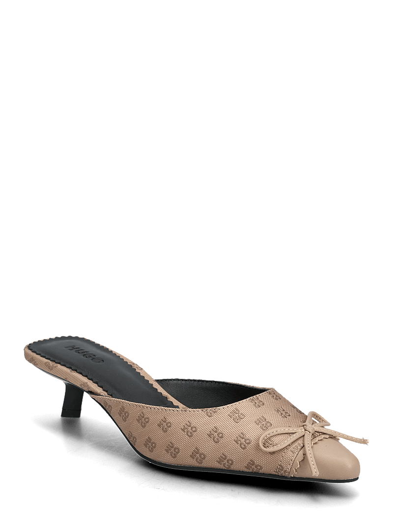 HUGO - Seleny_Mule40_jqmn - pantoletten mit absätzen - light/pastel brown - 0