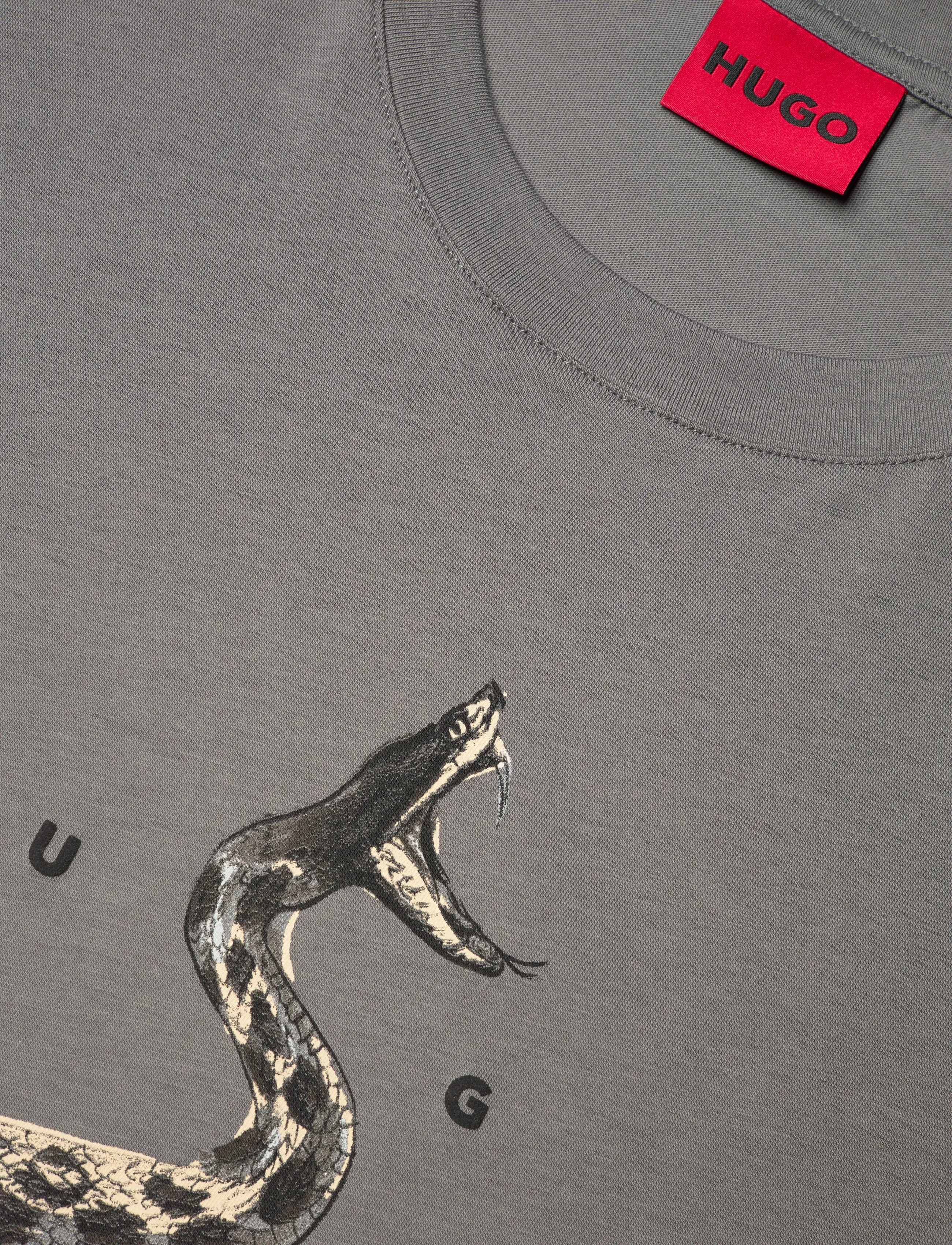HUGO - Discorb - kurzärmelige - dark grey - 5