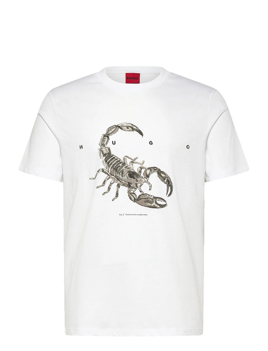 HUGO - Discorb - kortærmede t-shirts - white - 1