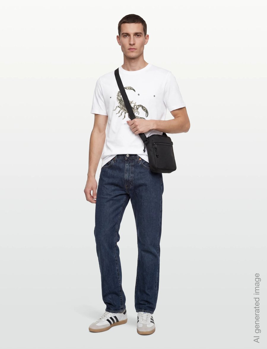 HUGO - Discorb - kortærmede t-shirts - white - 0