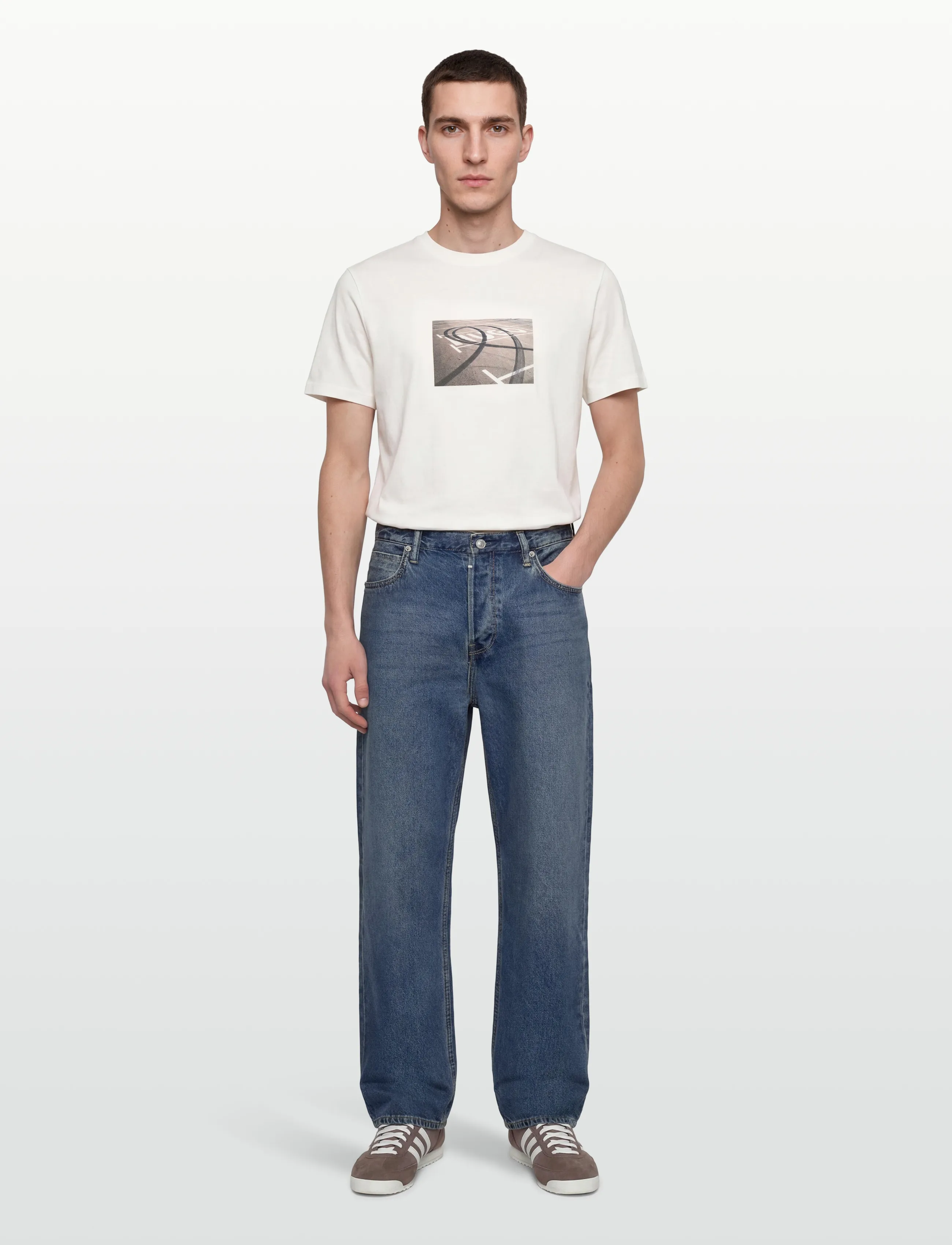 HUGO Dostino, XXL, T-shirts, Weiß - Short-sleeved, Männerswear