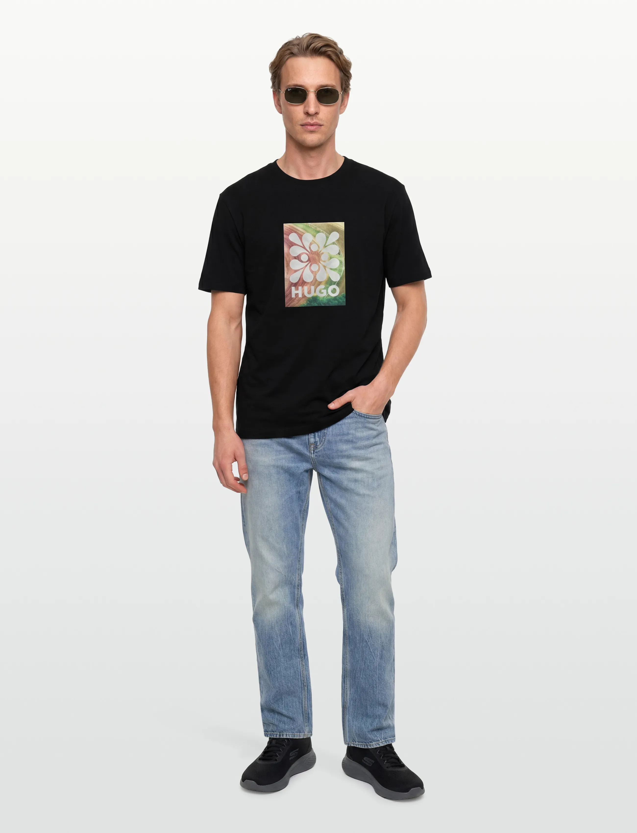 HUGO Damoru - Clothing - BLACK / black