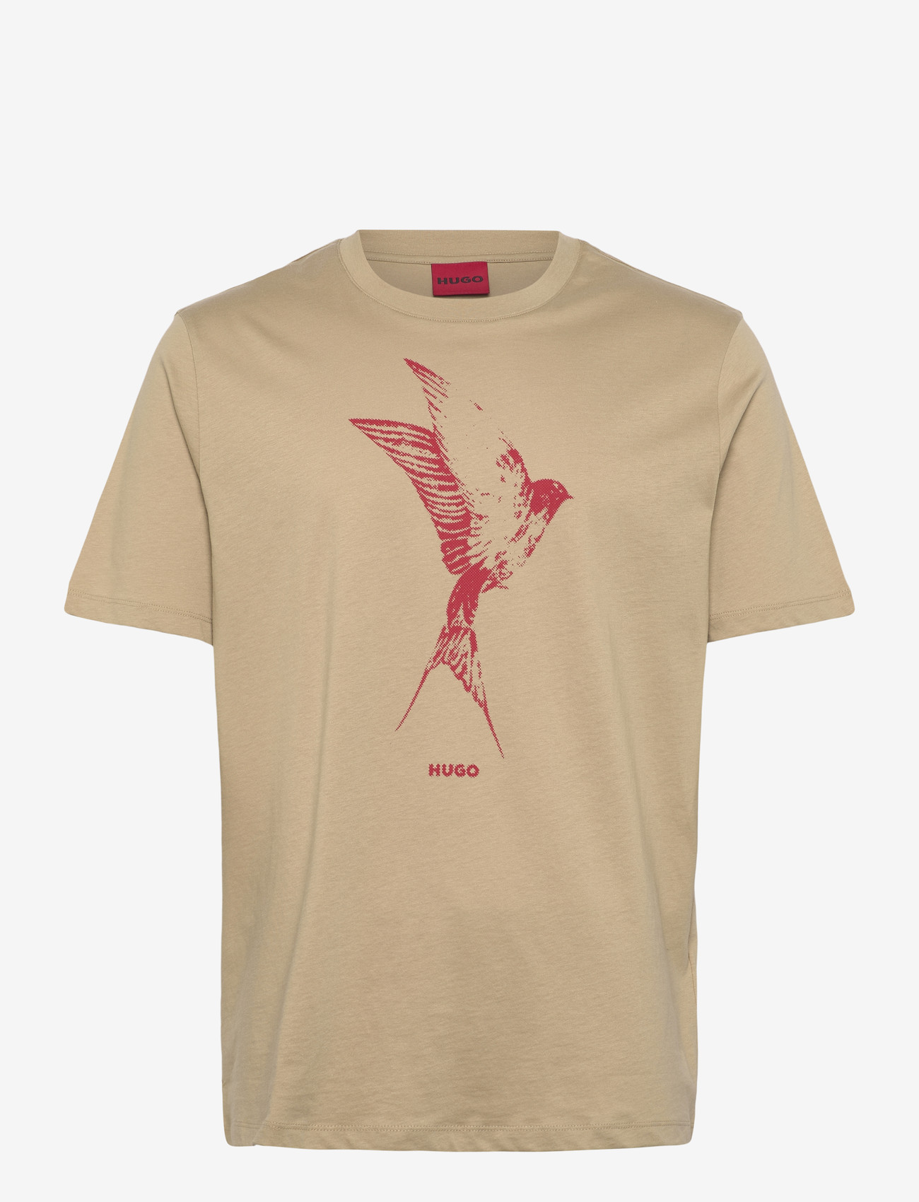 HUGO - Duhorse - kortærmede t-shirts - medium beige - 1