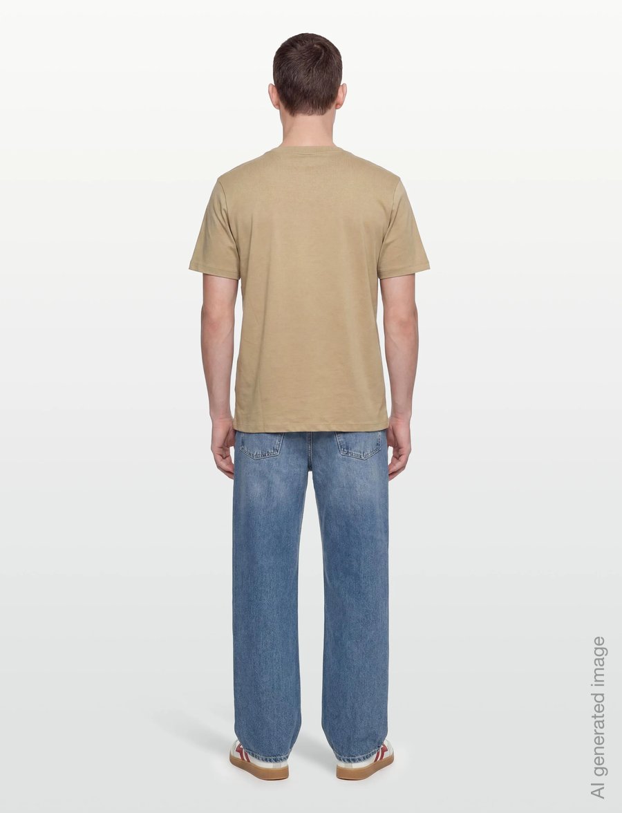 HUGO - Duhorse - lühikeste varrukatega t-särgid - medium beige - 4