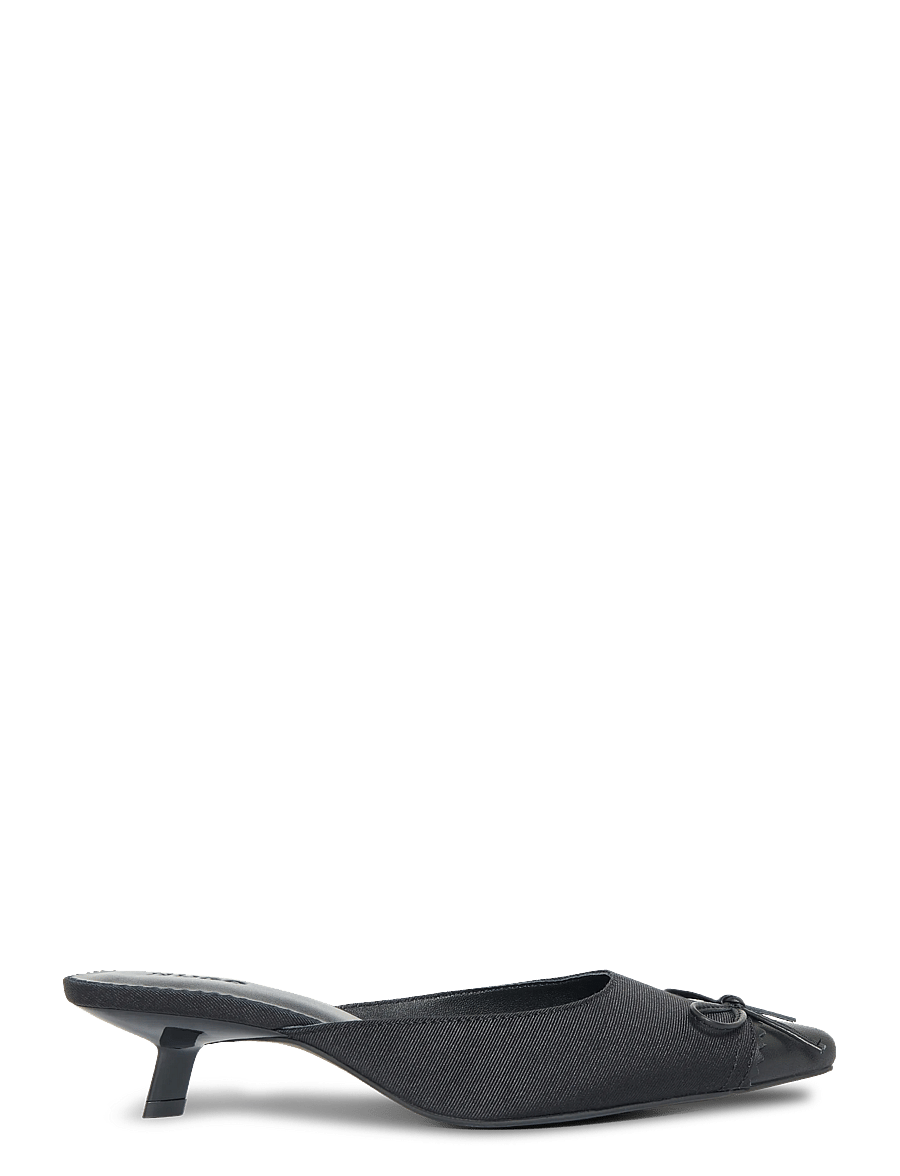 HUGO - Seleny_Mule40_tex - pantoletten mit absatz - black - 2