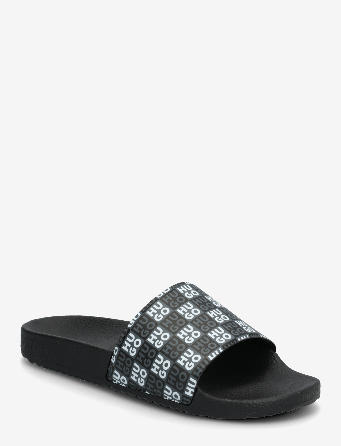 HUGO - Timein_slid_chkmn - najniższe ceny - black - 0