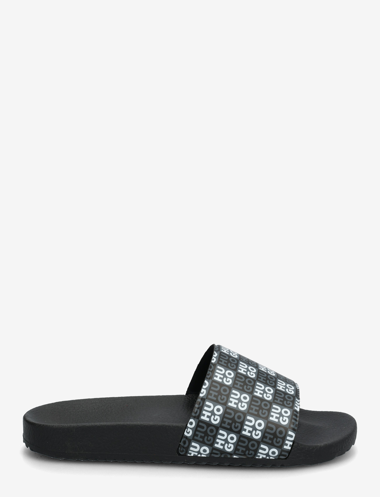 HUGO - Timein_slid_chkmn - najniższe ceny - black - 1