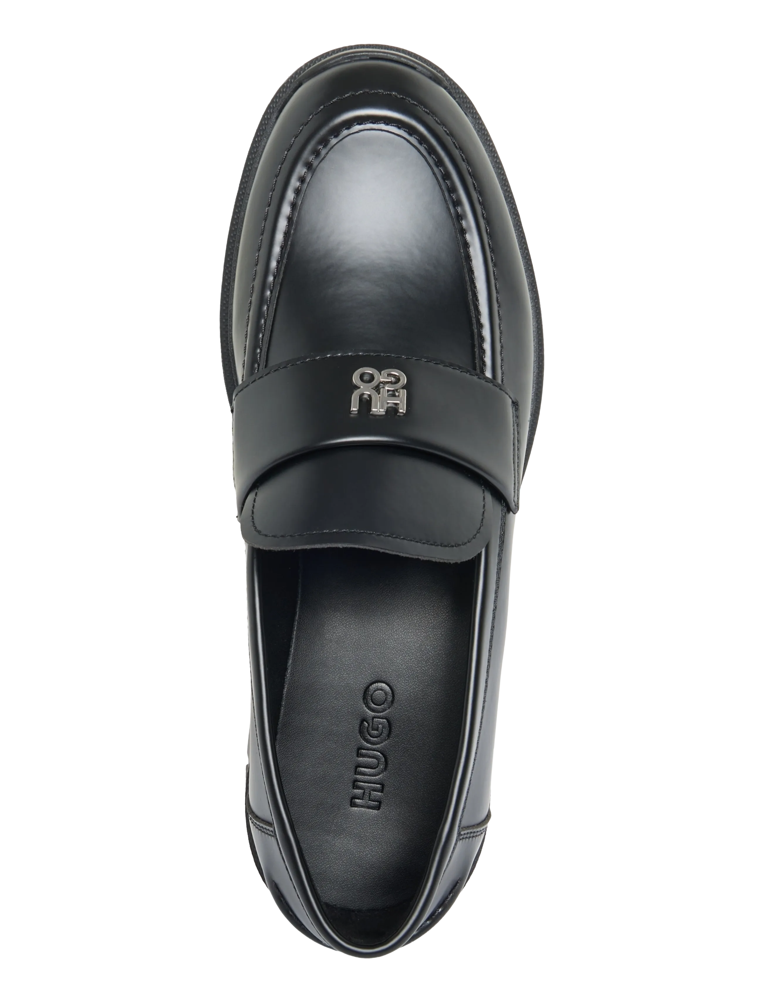 HUGO - Kris_Loafer_brspu - black - 3