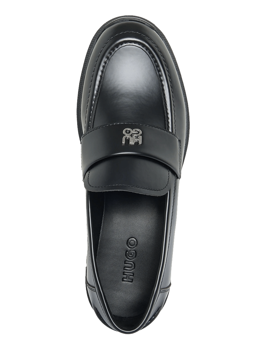 HUGO - Kris_Loafer_brspu - black - 3
