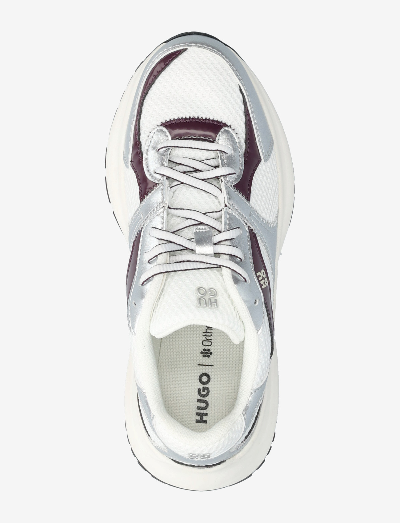 HUGO - Starlit_Runn_mepusl - niedrige sneakers - open white - 3