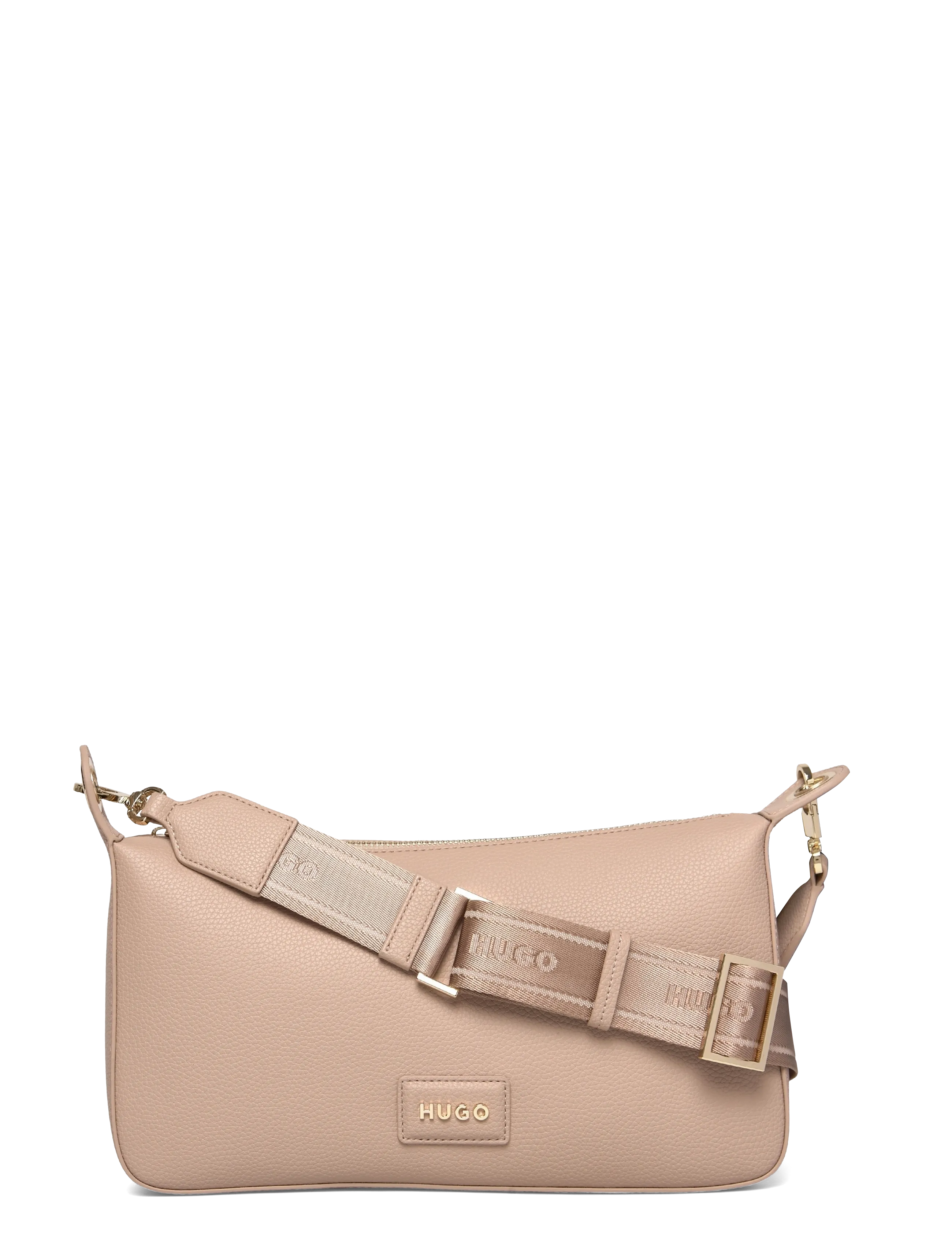HUGO Orin_Shoulder Bag - Shoulder Bags - LIGHT/PASTEL BROWN / pink/rose