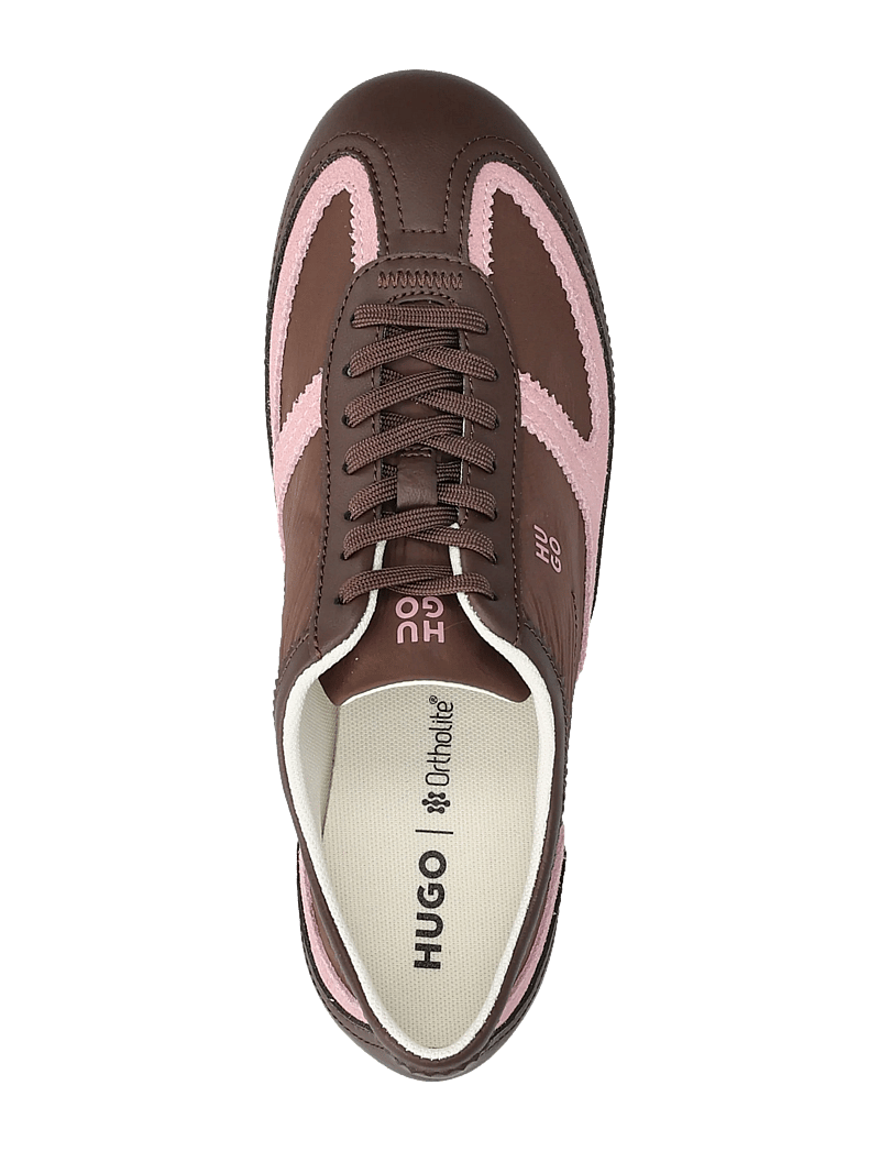 HUGO - Mystie_Lowp_nysdalt - låga sneakers - medium brown - 3