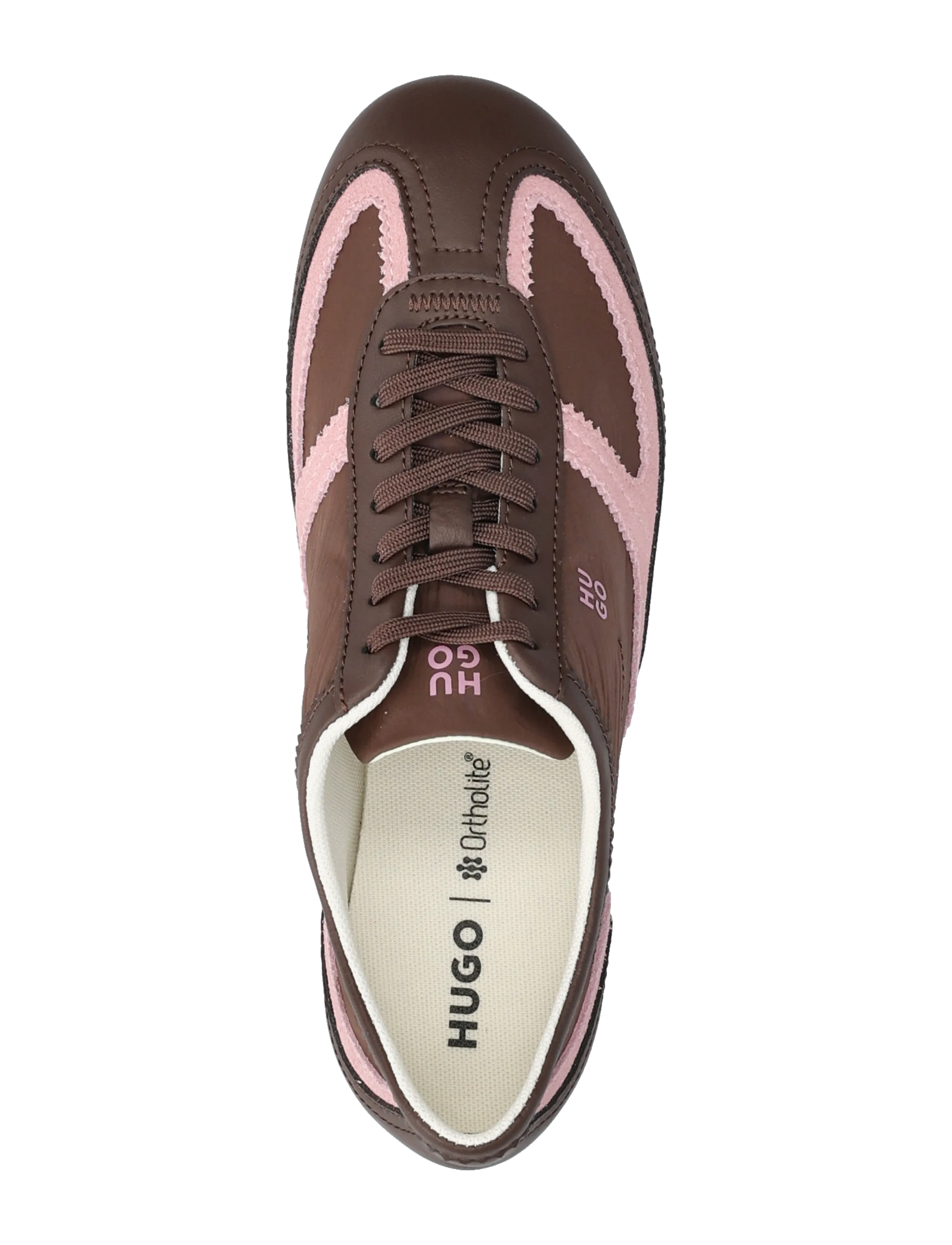 HUGO - Mystie_Lowp_nysdalt - low top sneakers - medium brown - 3