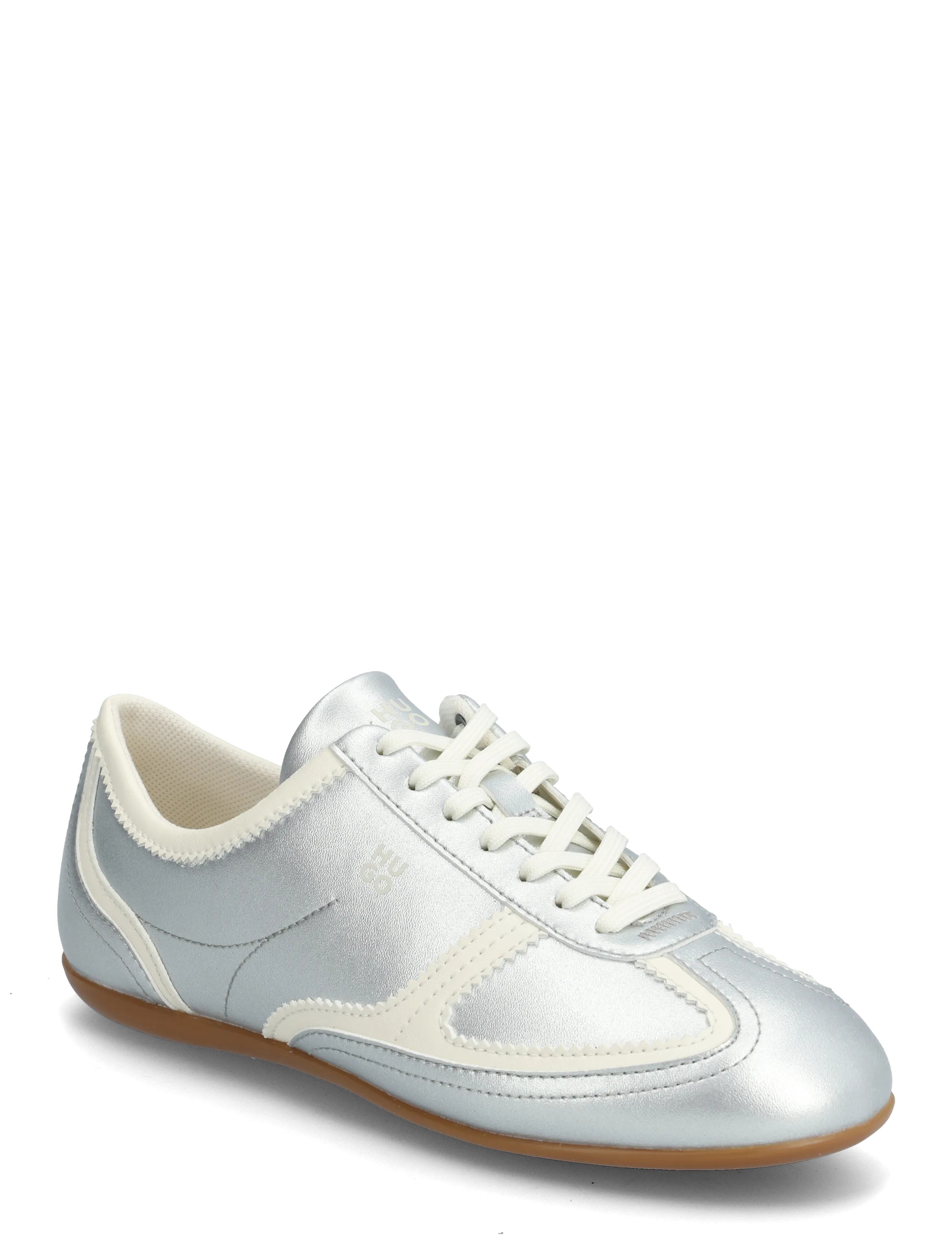 HUGO Mystie_Lowp_Pusl, Kvinder, Lave Sneakers, Sølv, Str: 39