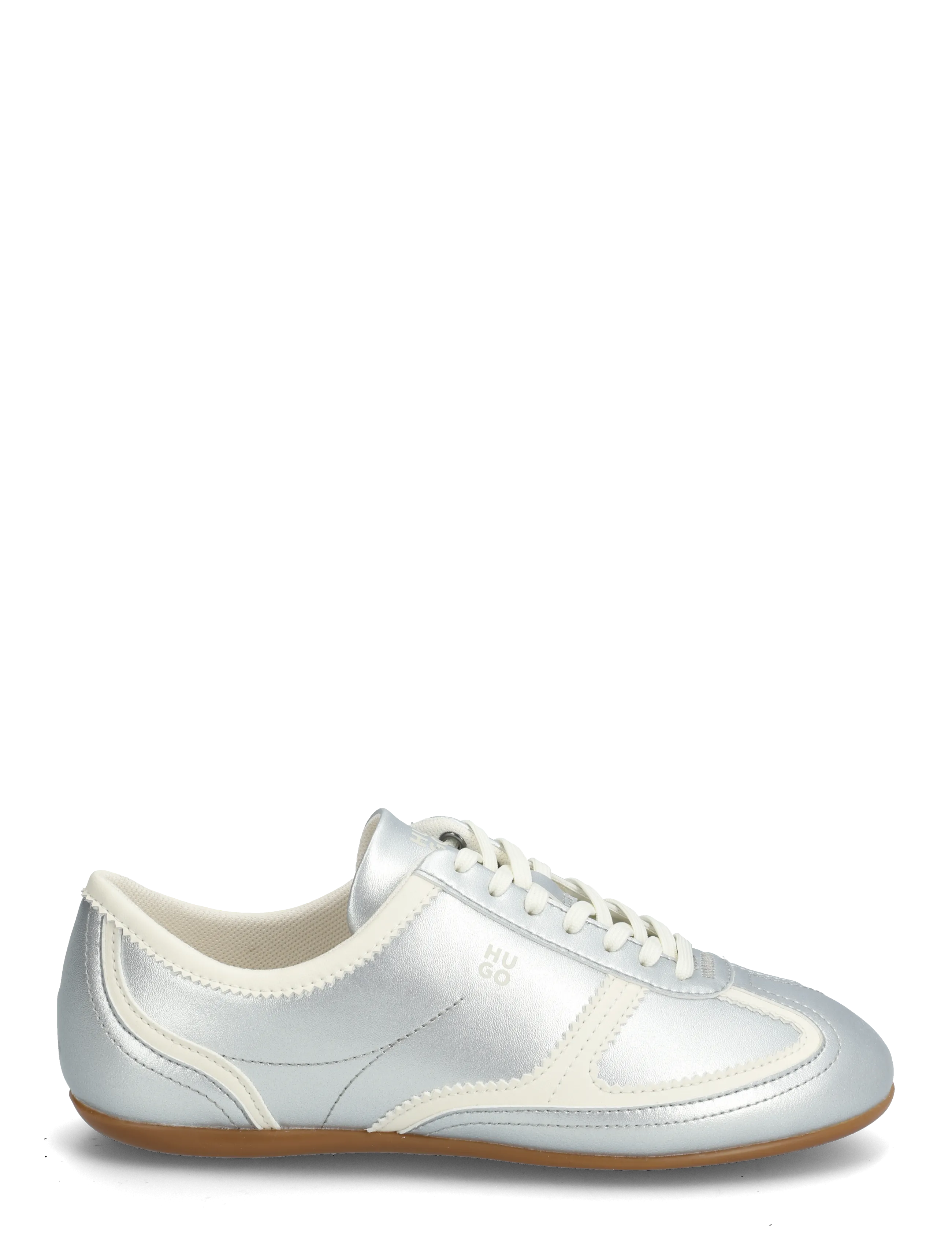 HUGO - Mystie_Lowp_pusl - lave sneakers - silver - 1