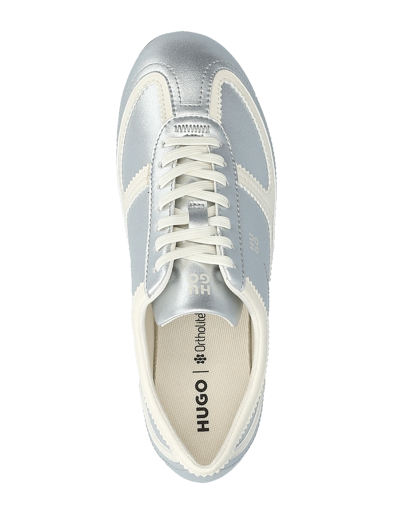 HUGO - Mystie_Lowp_pusl - lave sneakers - silver - 3