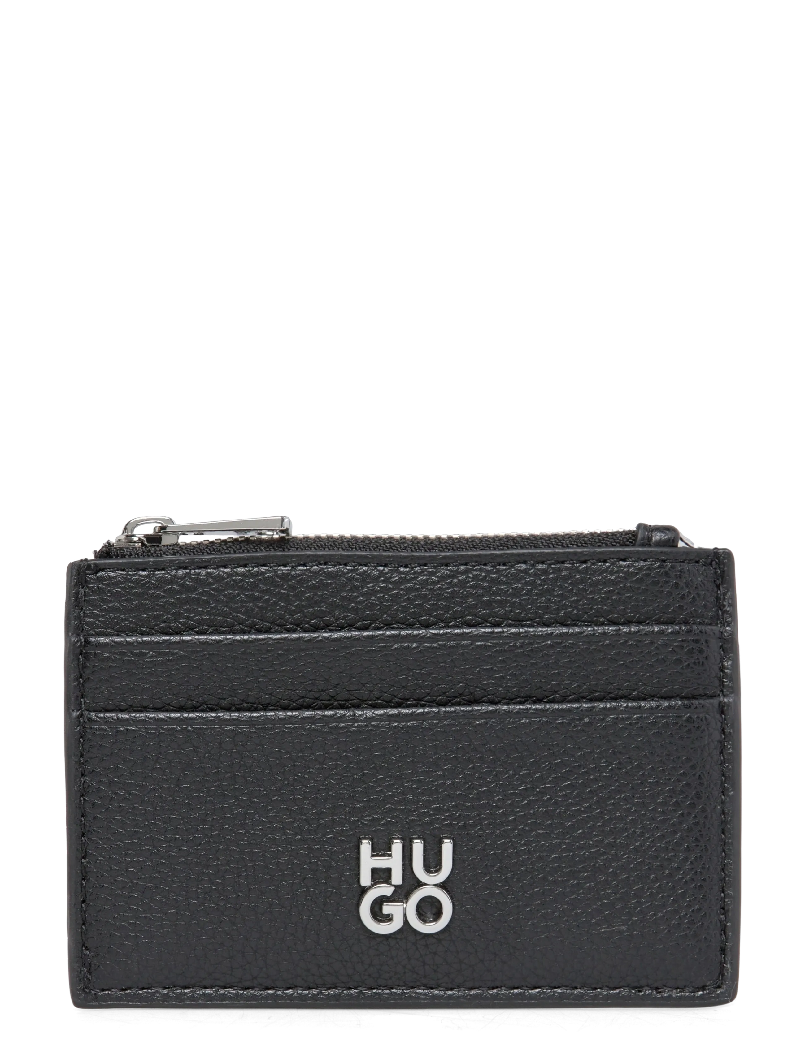 HUGO Chris 2.0_Card zip - Kampagne - BLACK / black