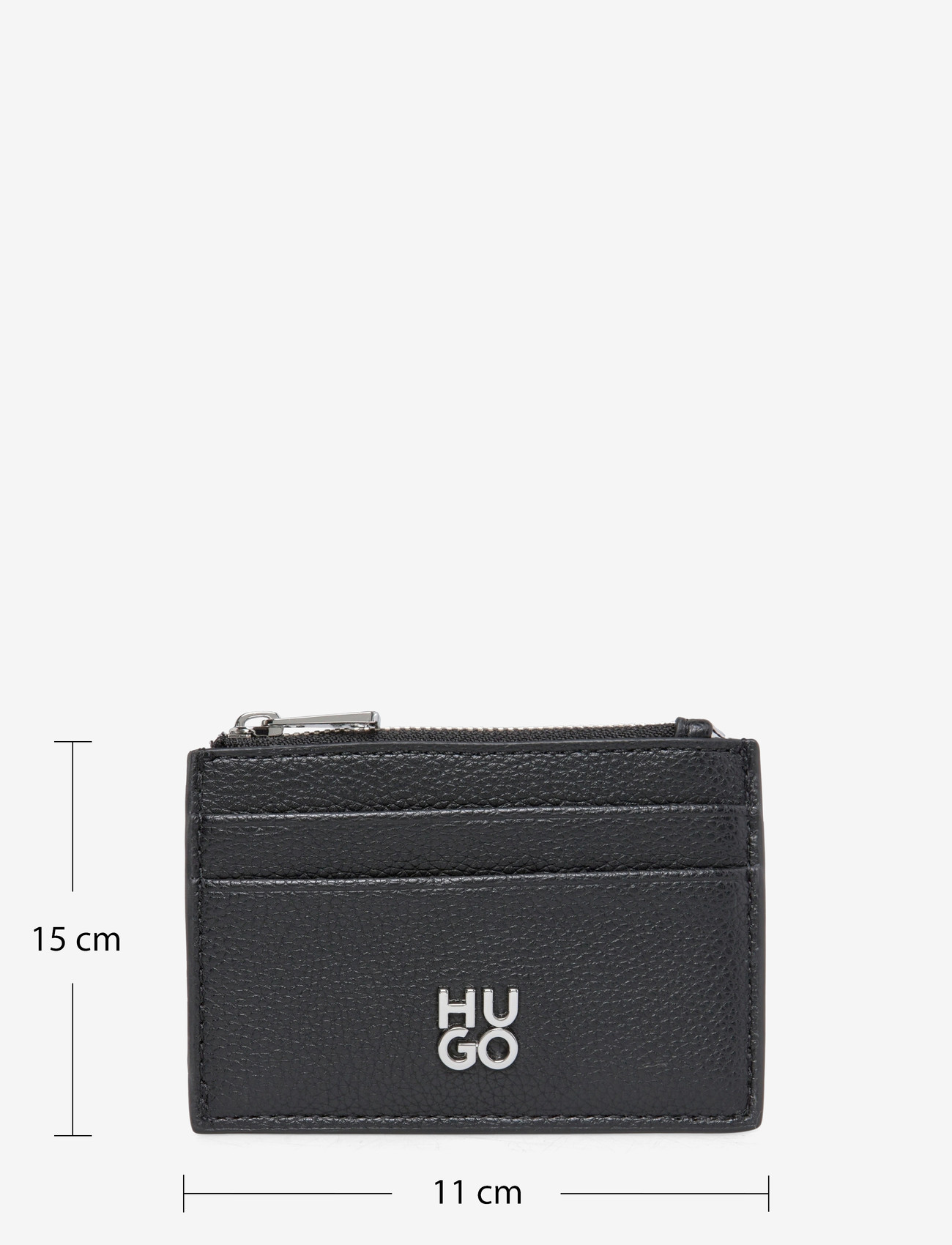 HUGO - Chris 2.0_Card zip - kortholdere - black - 3