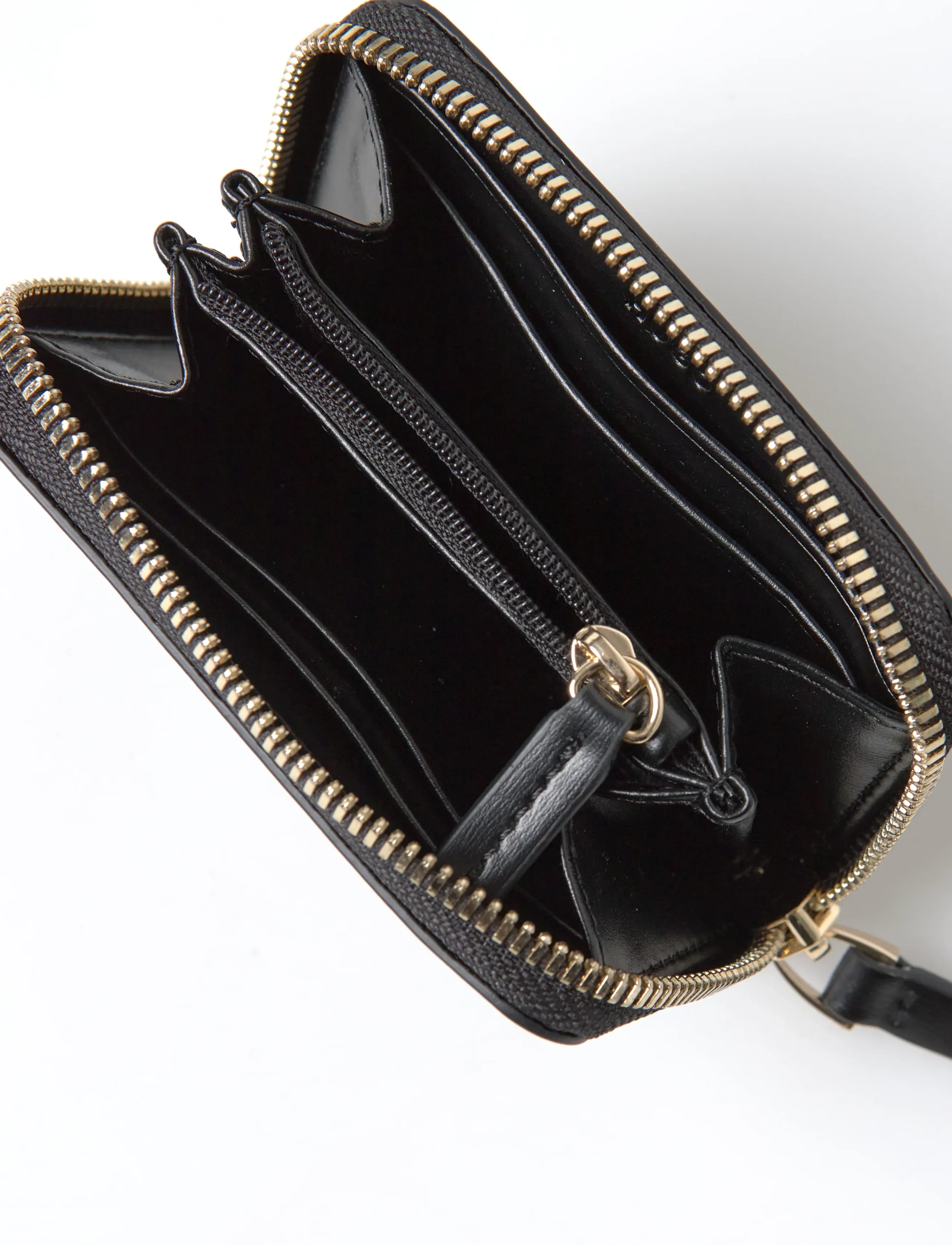 HUGO - Syndra_Zip Around sm - plånböcker - black - 5