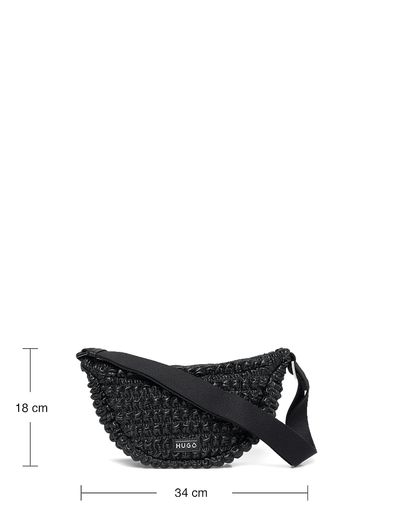 HUGO - Mhati_Crossb. Halfm. - crossbody bags - black - 3