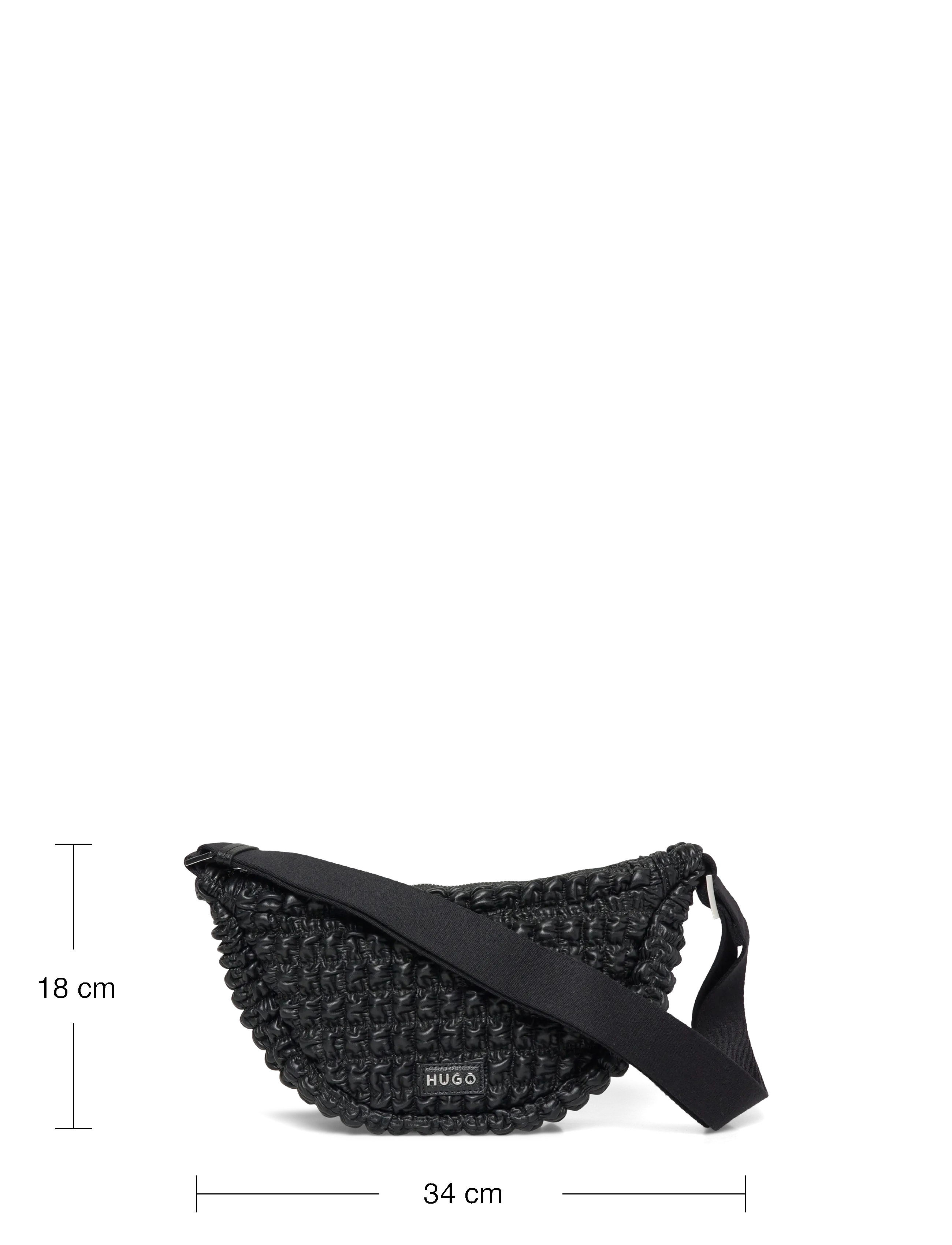 HUGO - Mhati_Crossb. Halfm. - aksesuāri - black - 3
