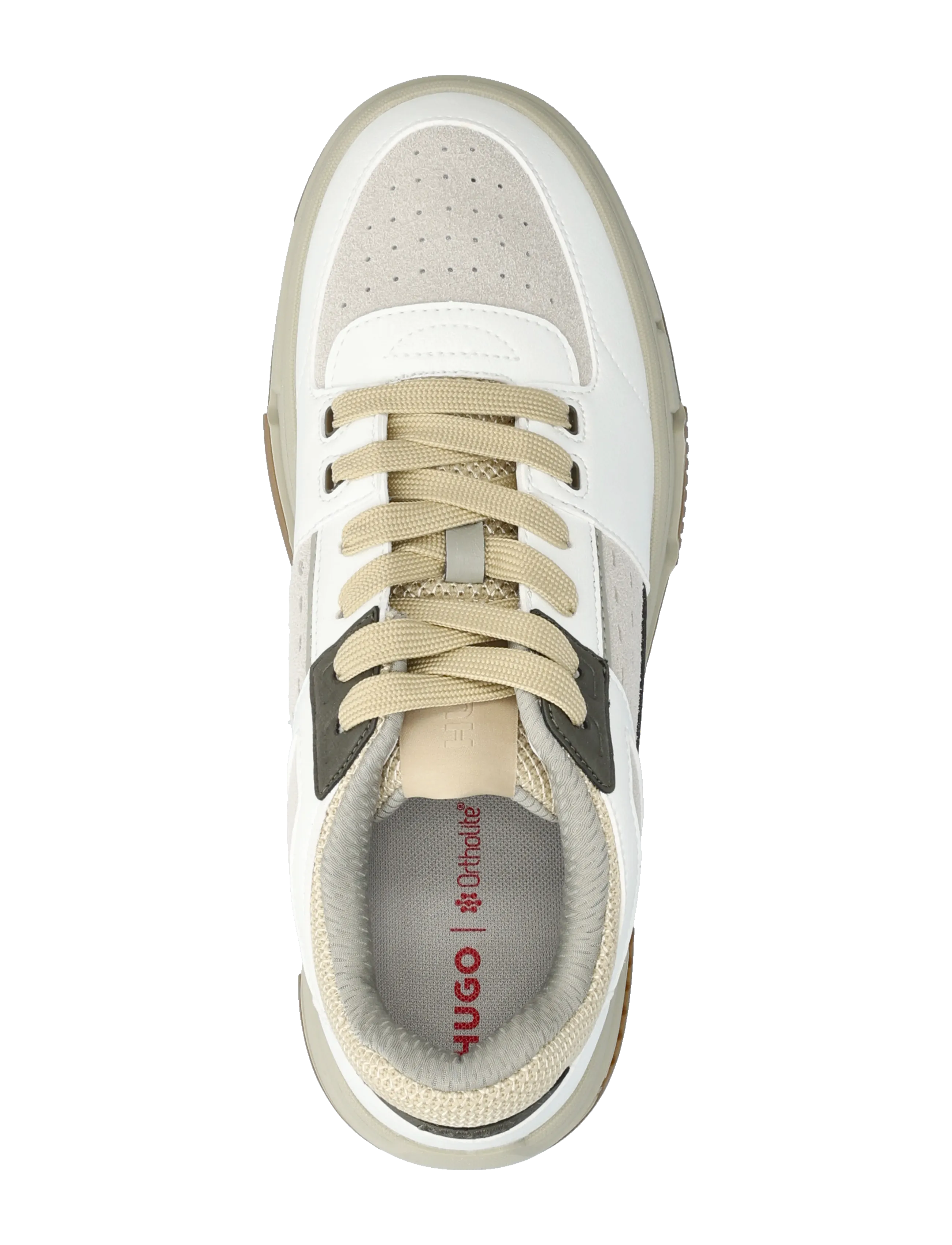 HUGO - Yarrow_tenn_mxpu - lave sneakers - open white - 3