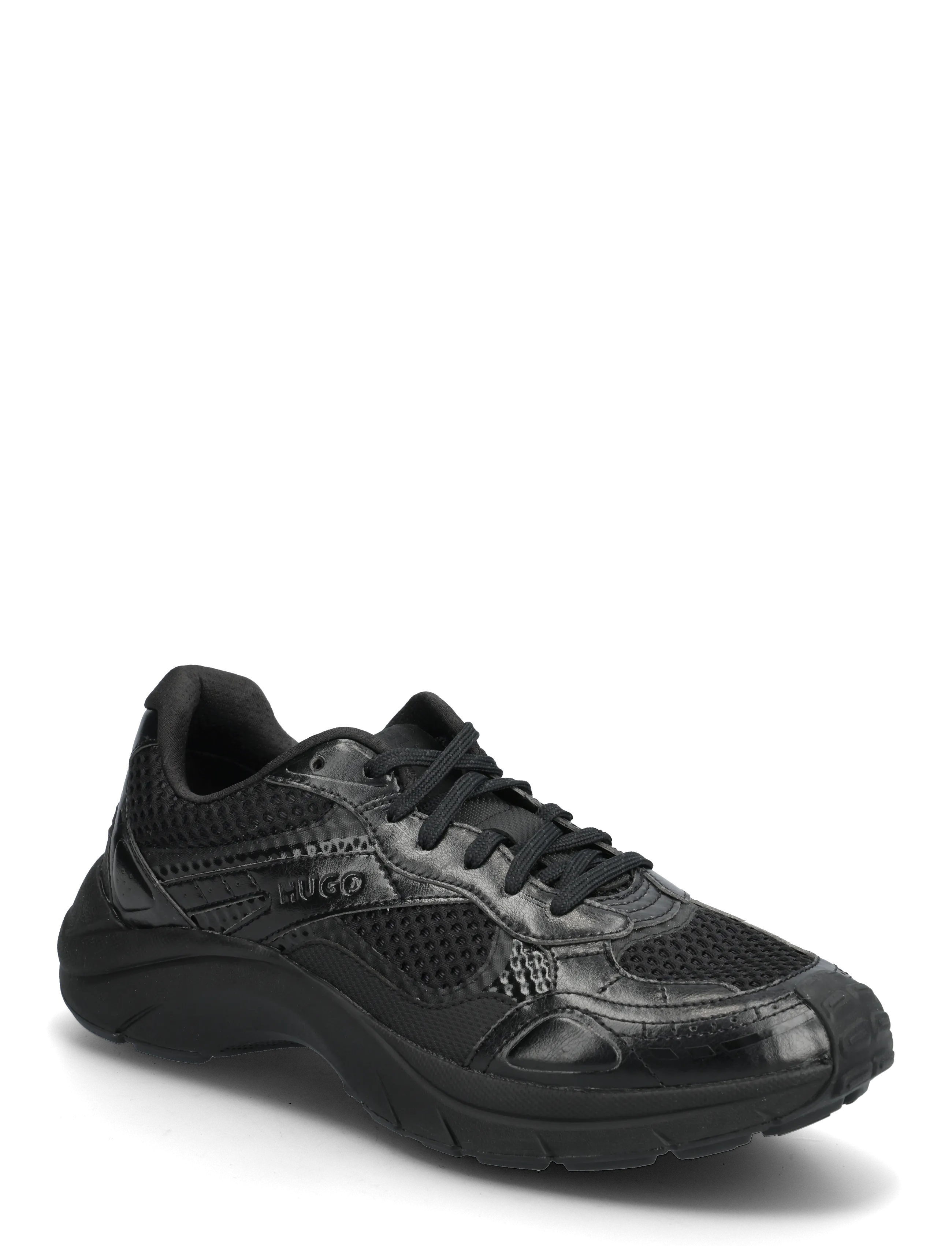 HUGO Go2_Mtpu, 44, Sneakers, Schwarz - Chunky Männerswear