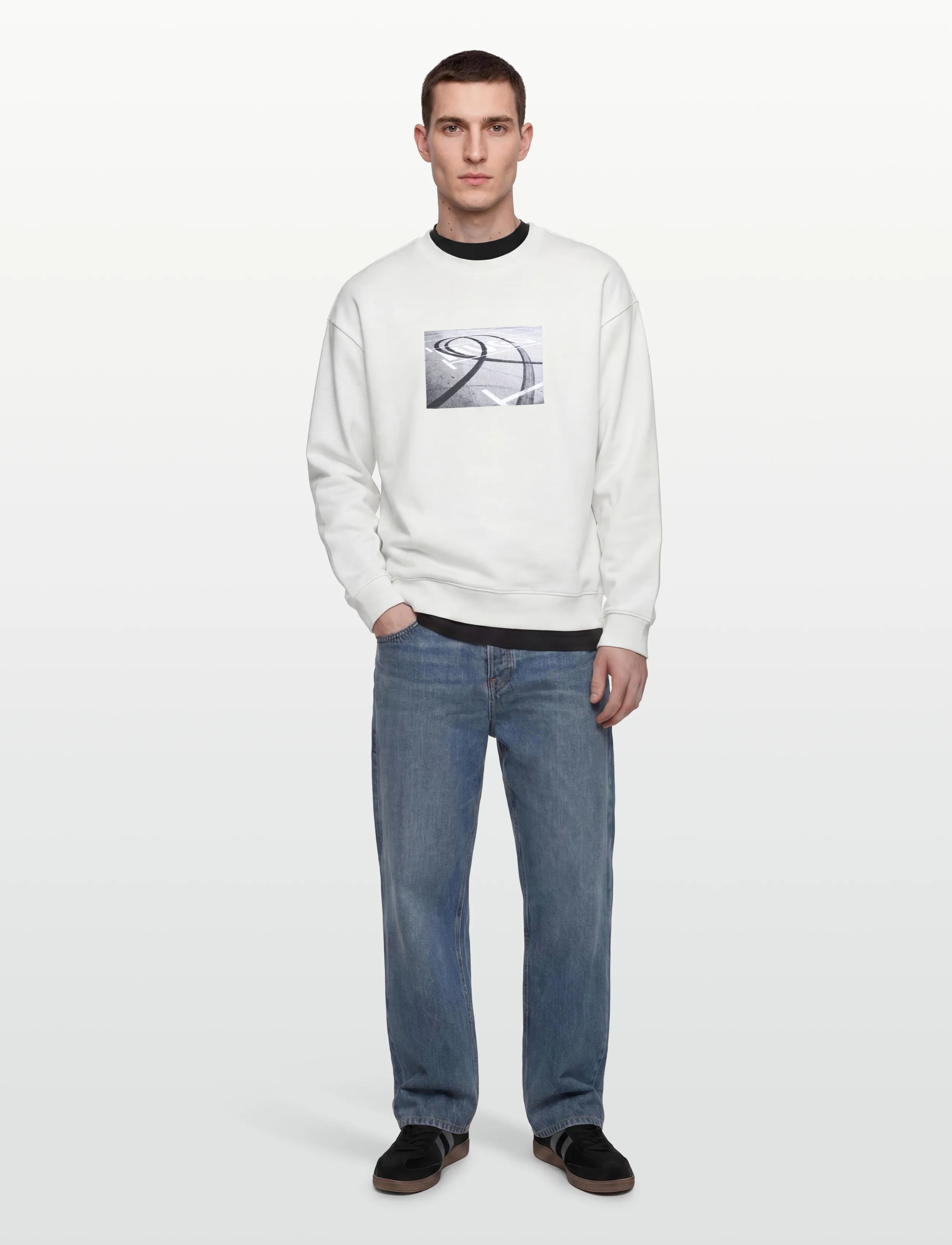 HUGO Dweel, XS, Sweatshirts & Hoodies, Weiß - Sweatshirts, Männerswear