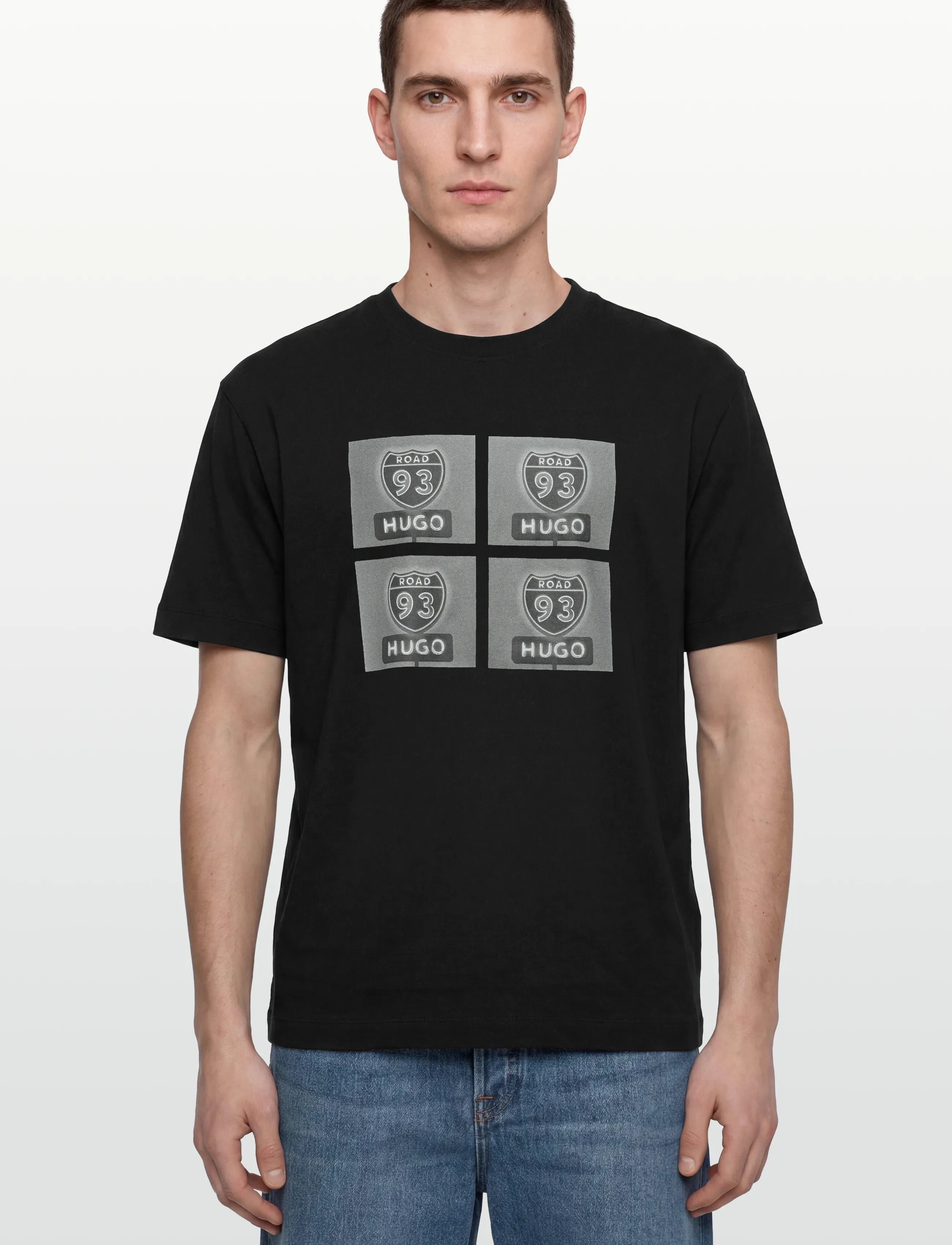 HUGO - Draxon - kurzärmelig - black - 3