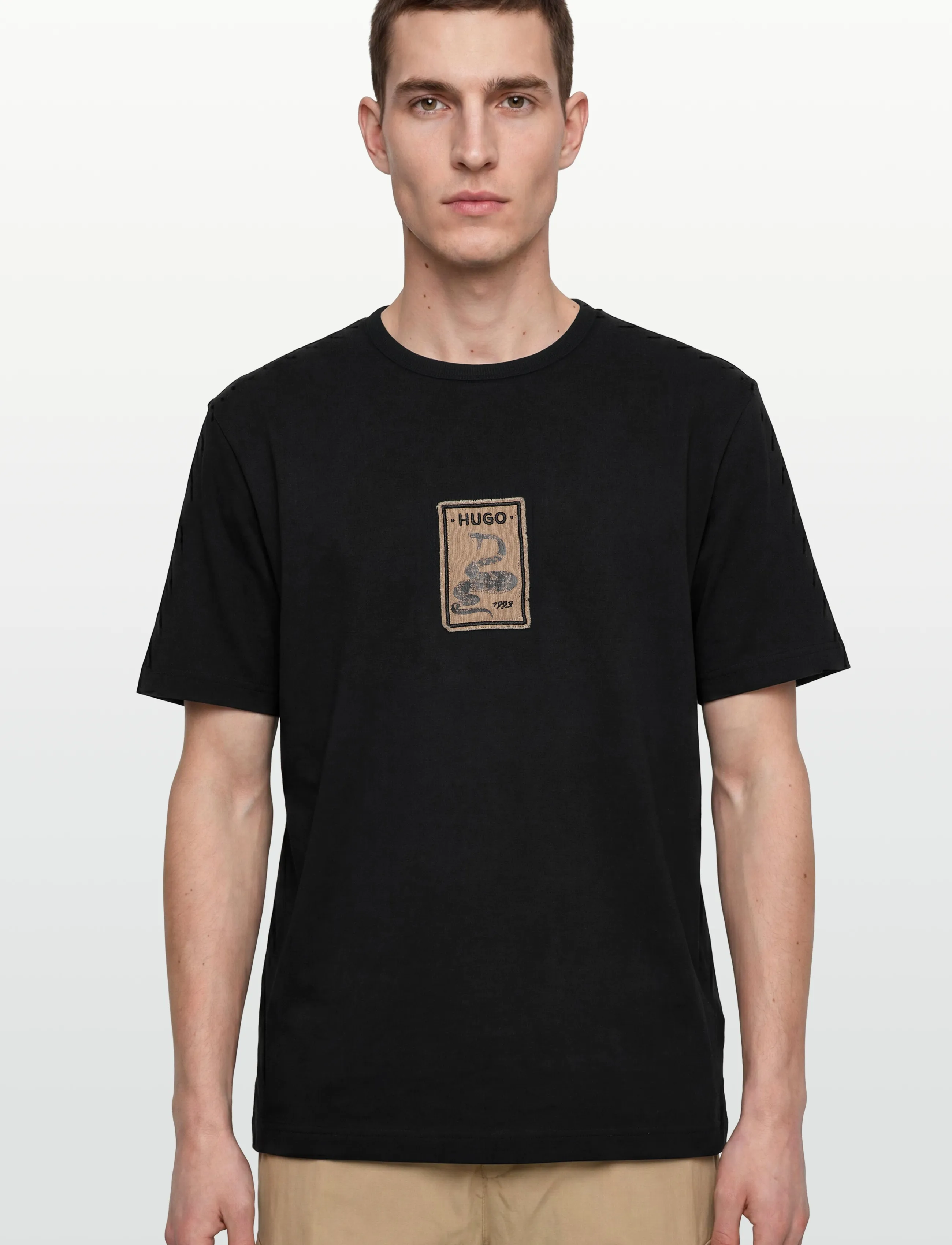 Hugo Dobul t-shirts med tryck herr – bild 2