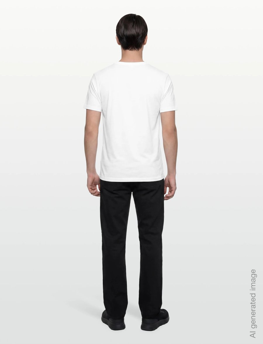 HUGO - Dobul - short-sleeved t-shirts - white - 4