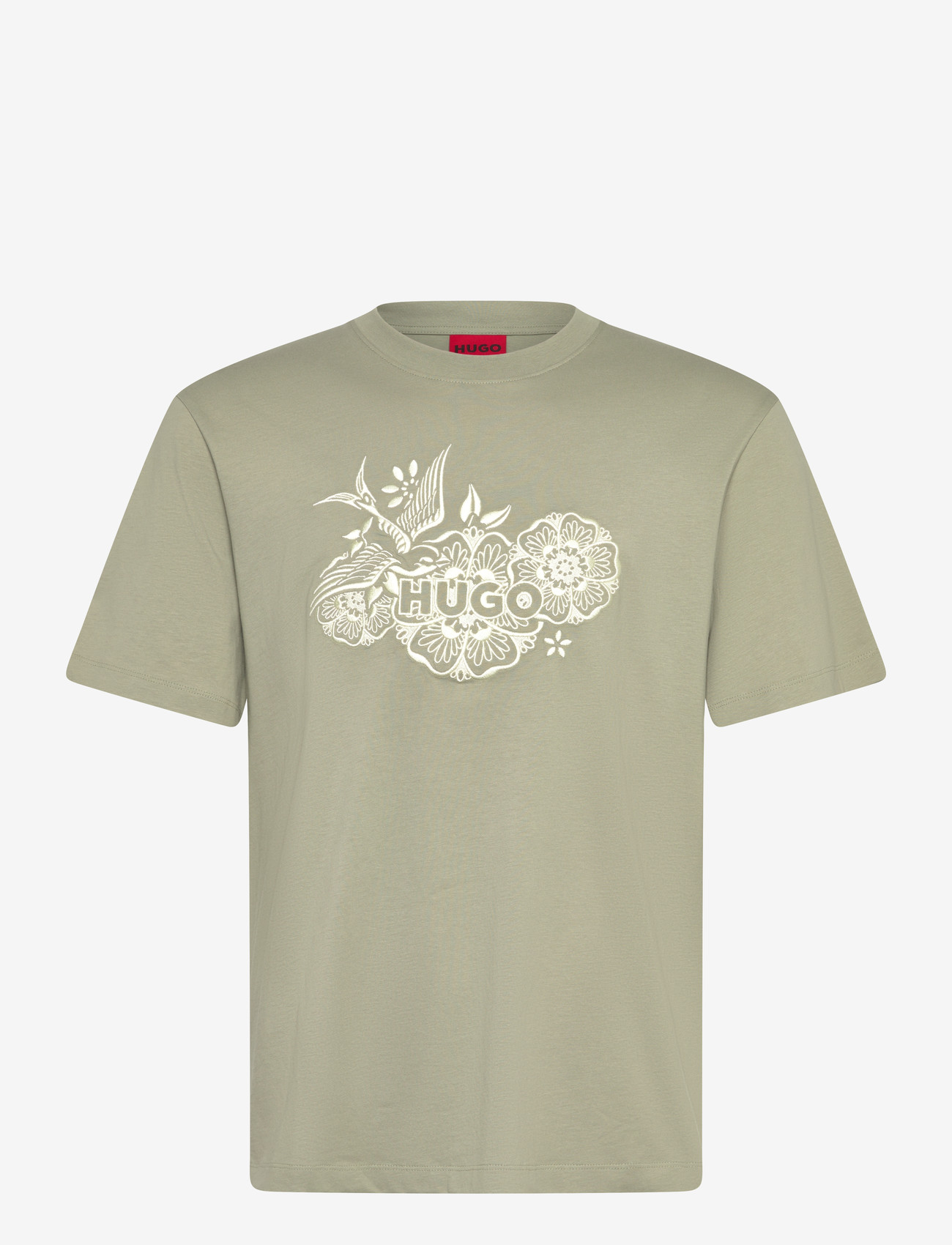 HUGO - Dangen - short-sleeved t-shirts - light/pastel green - 0