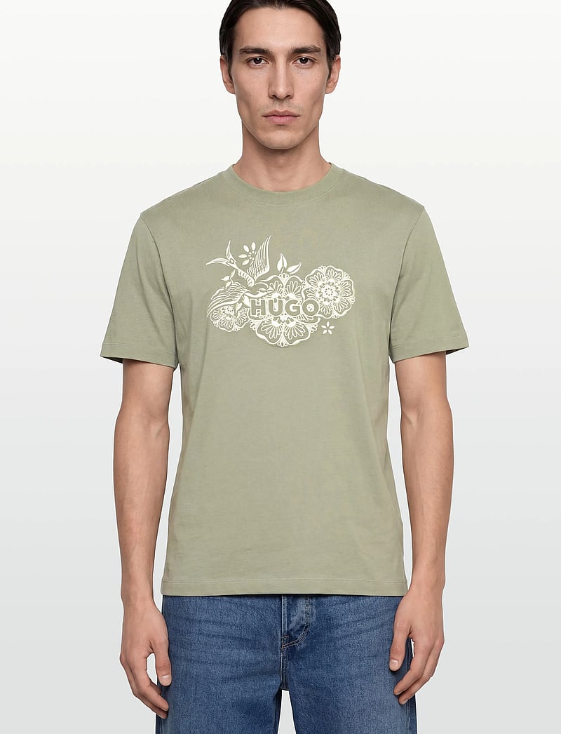 HUGO - Dangen - kortærmede t-shirts - light/pastel green - 3