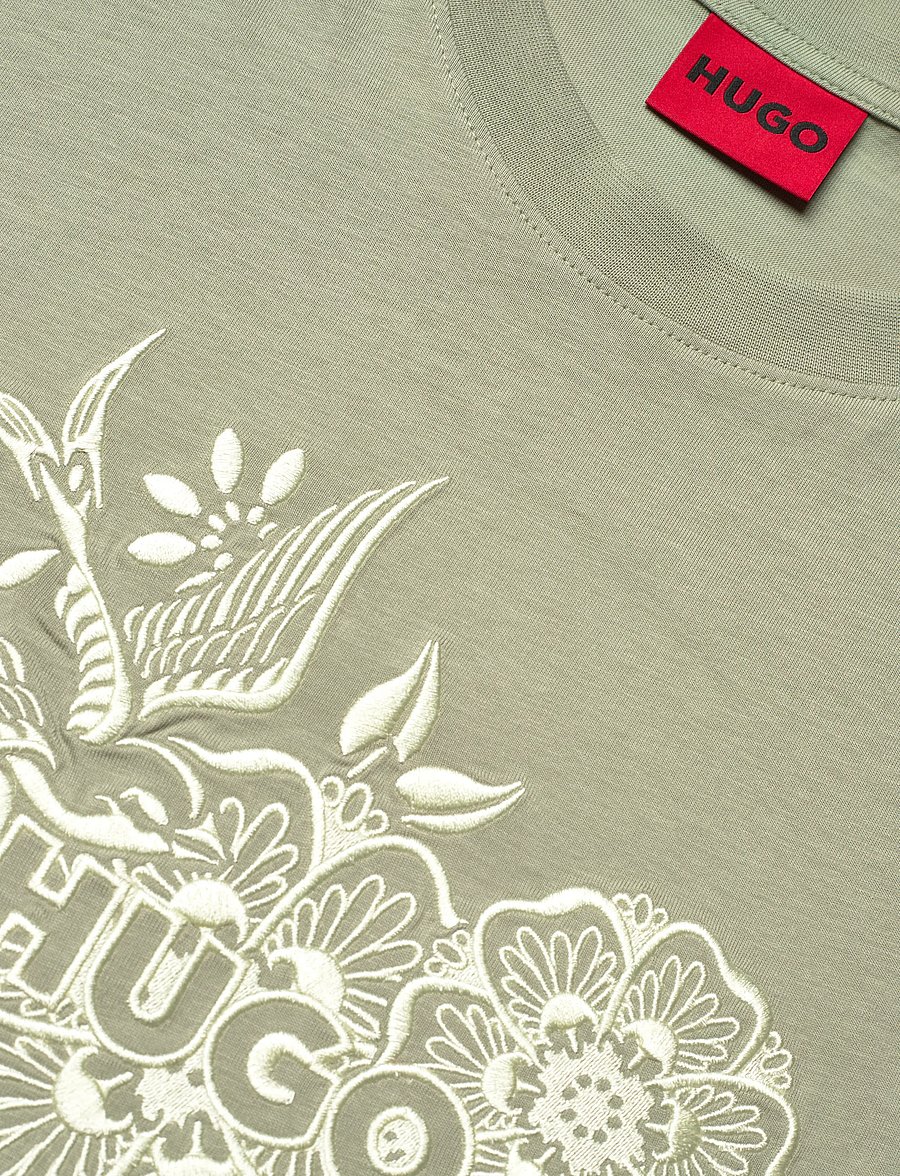 HUGO - Dangen - kortärmade t-shirts - light/pastel green - 5