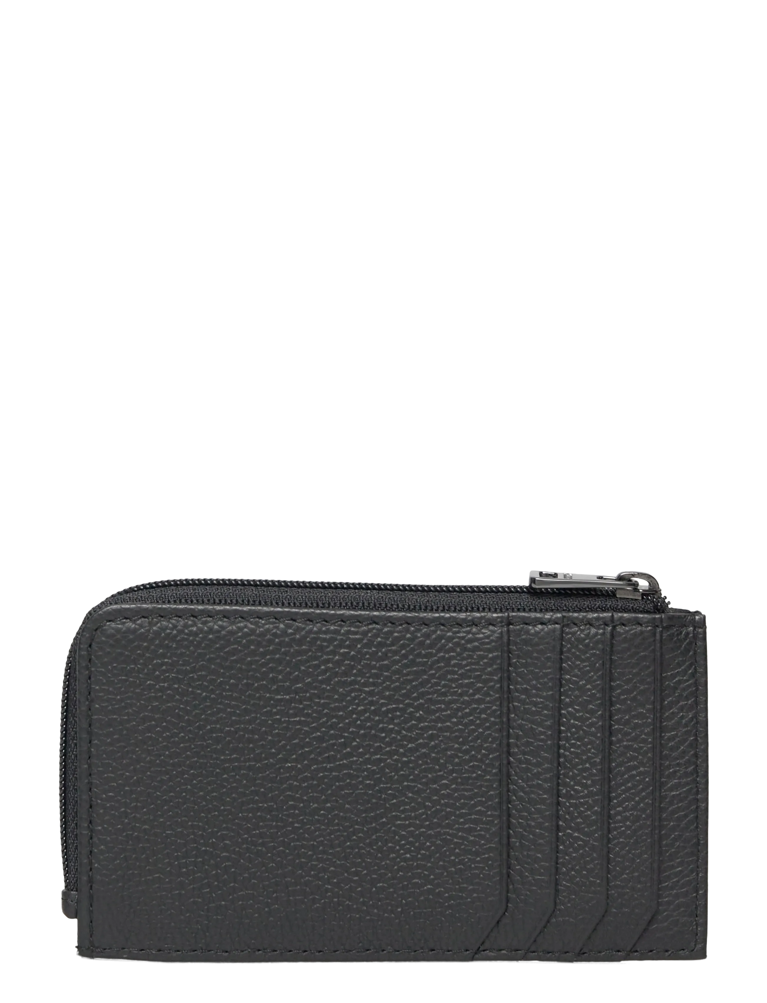 HUGO - Quantic_NEW Zip Card - plånböcker - black - 1