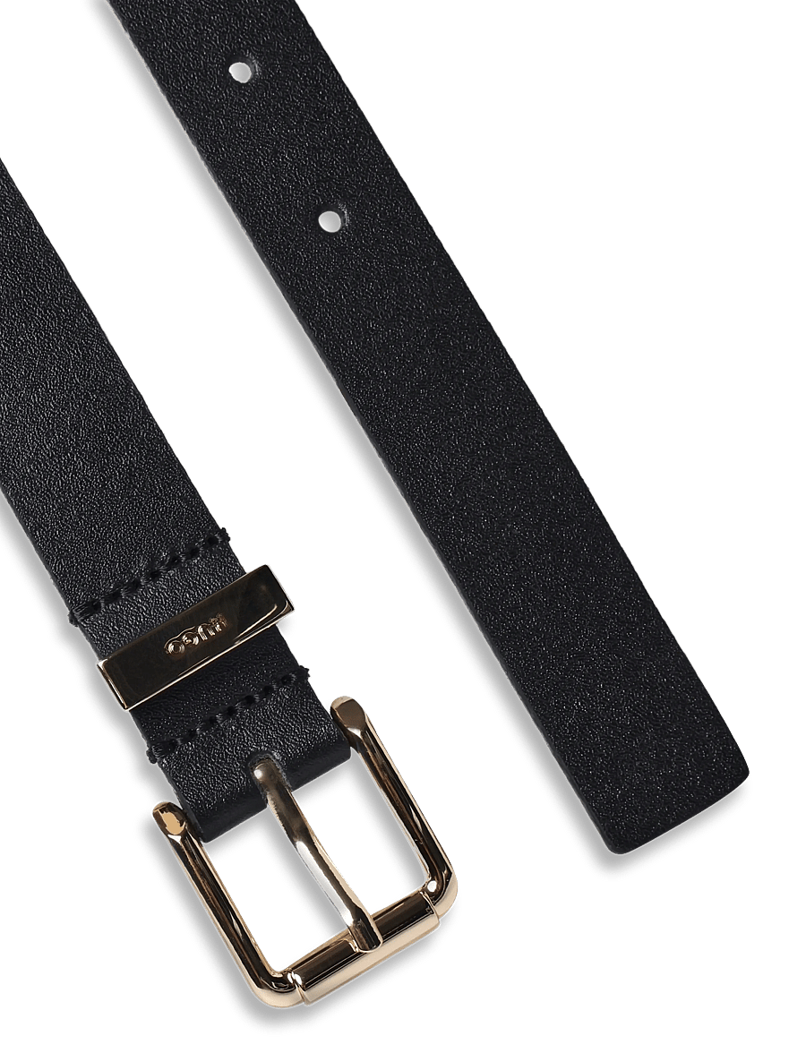 HUGO - Palm-MLoop_Sz25 - läderskärp - black - 1