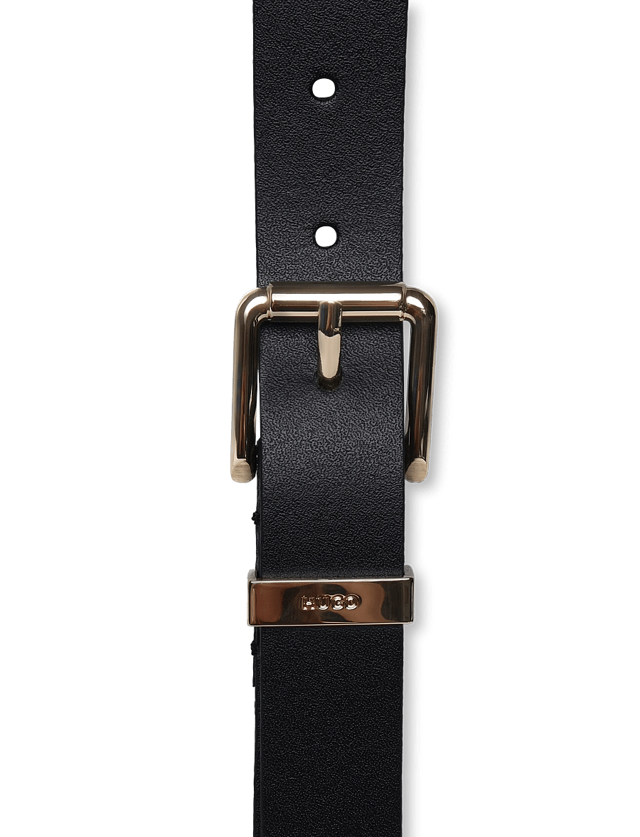 HUGO - Palm-MLoop_Sz25 - läderskärp - black - 2