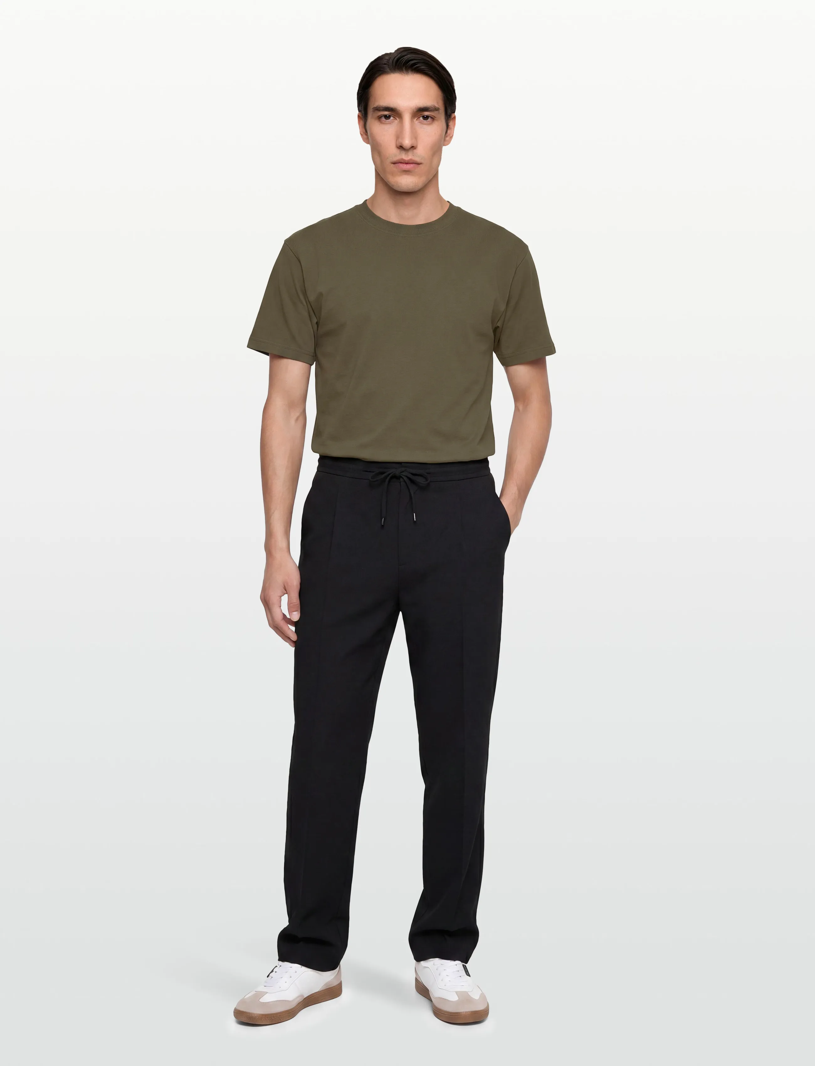 HUGO Tari262X, 54, Black, Bukser > Afslappet, Herre