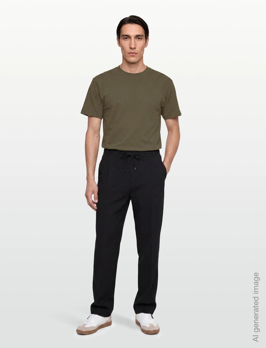 HUGO - Tari262X - freizeithosen - black - 0