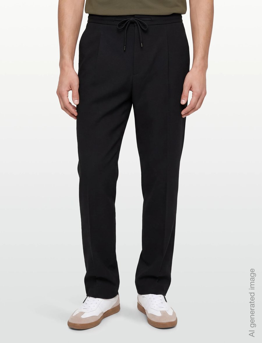 HUGO - Tari262X - freizeithosen - black - 3