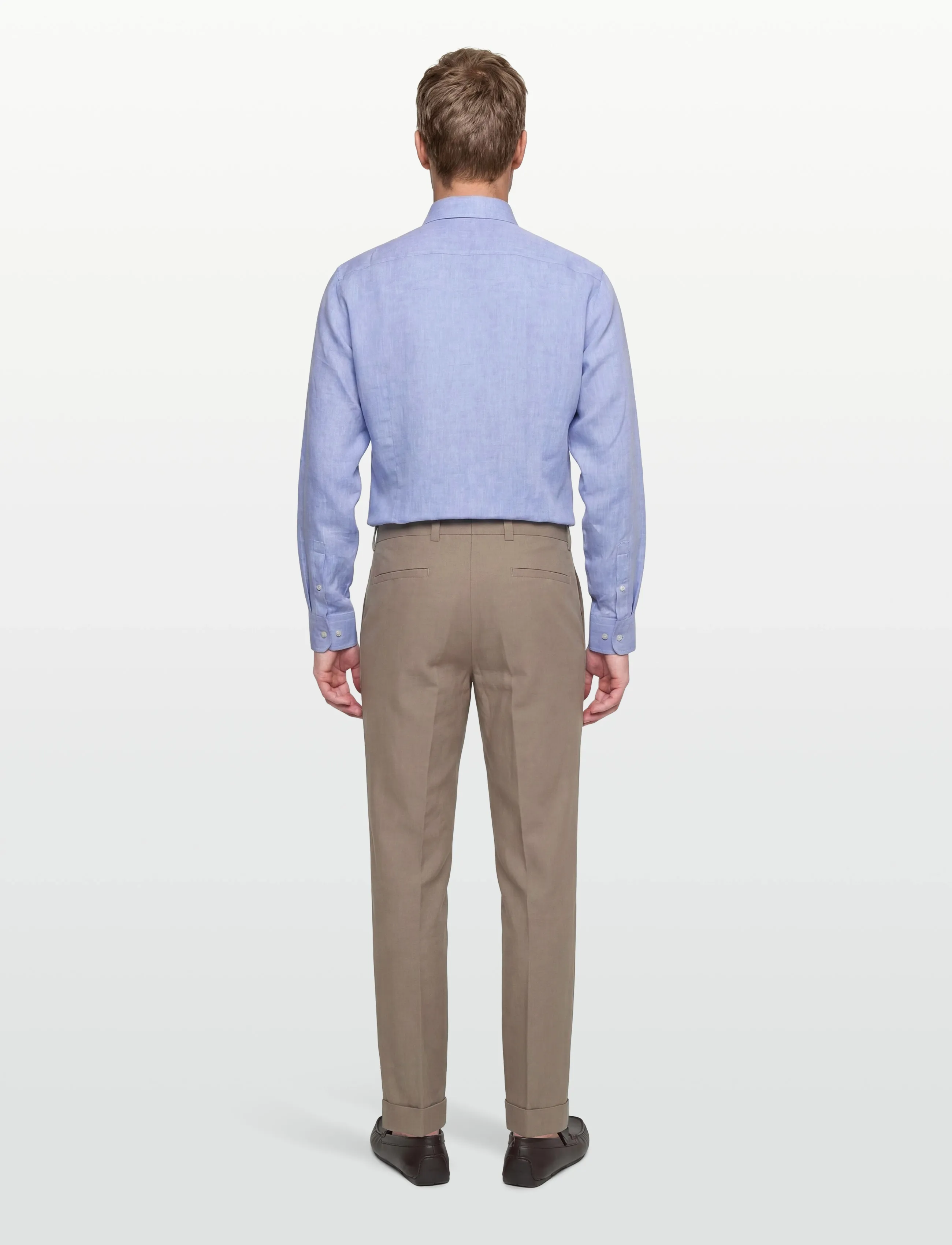 HUGO - Tom262D-H - linnebyxor - light/pastel brown - 4